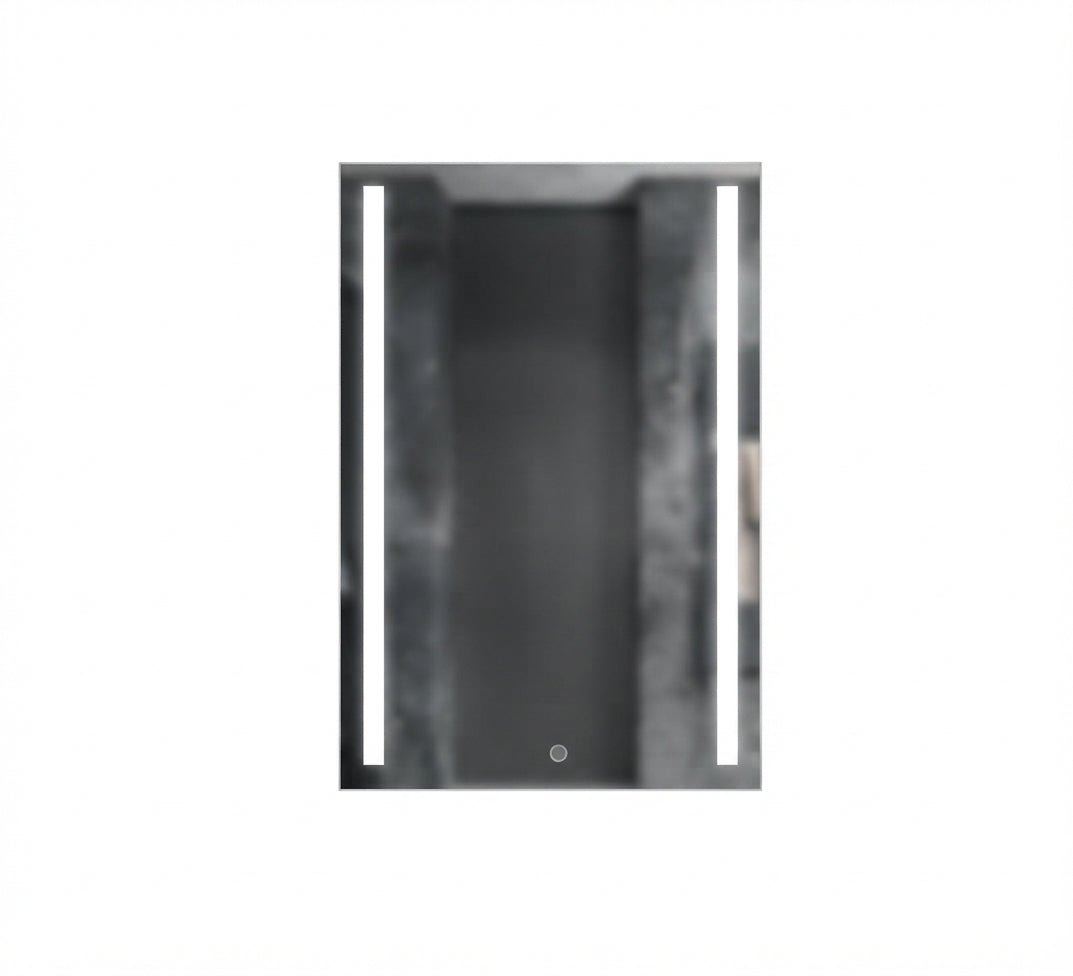 Long-length mirror with two vertical light strips - Vitrine Furniture - Mirrors