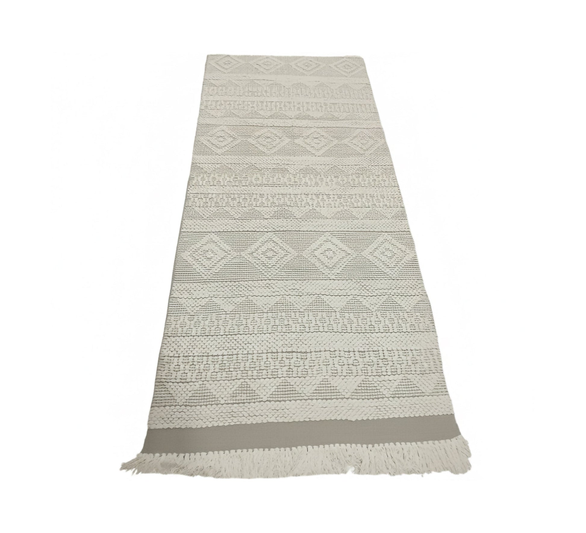 Long pile runner with a rich woven and embossed pattern design - Vitrine Furniture - Accessories