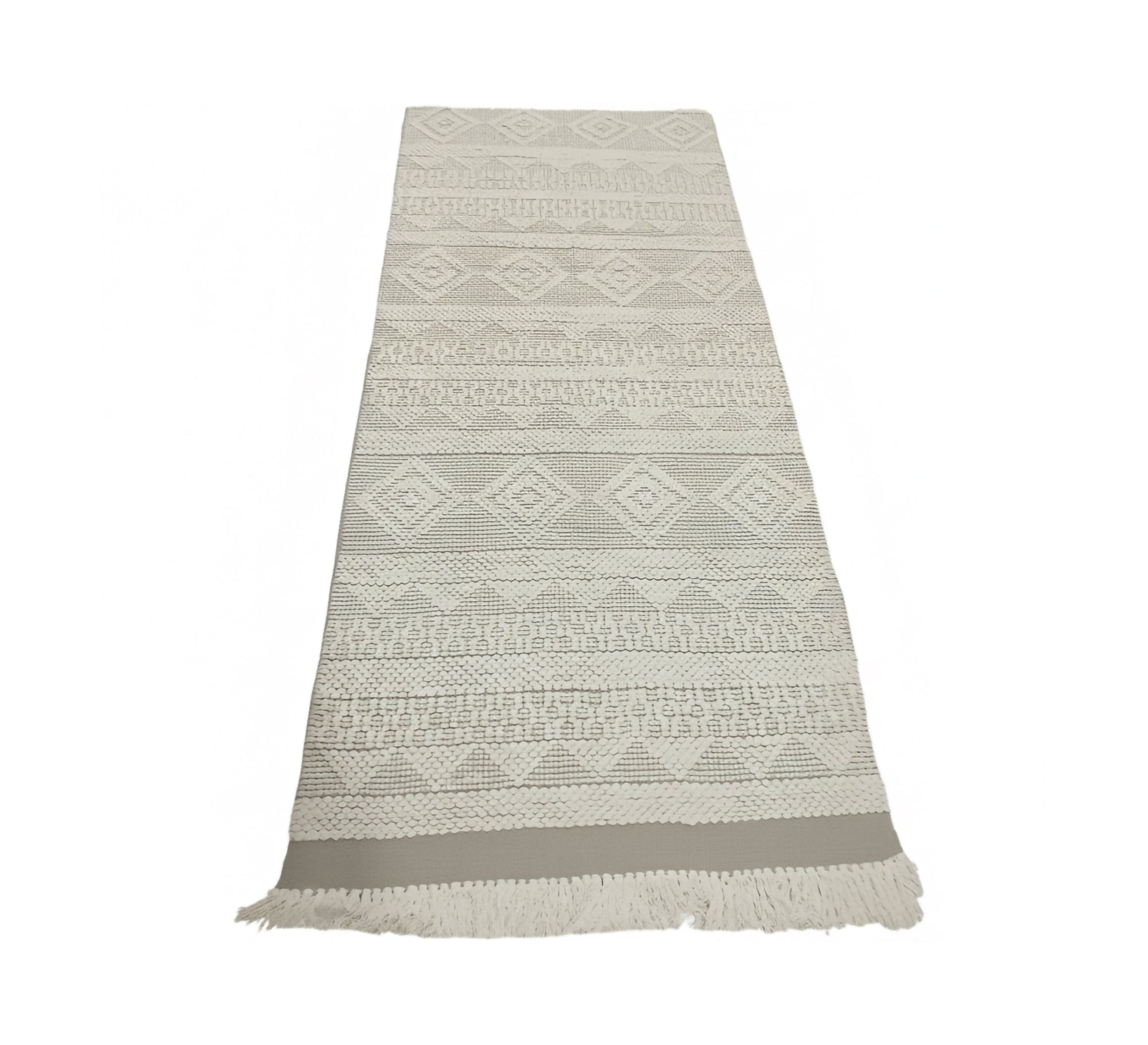 Long pile runner with a rich woven and embossed pattern design - Vitrine Furniture - Accessories