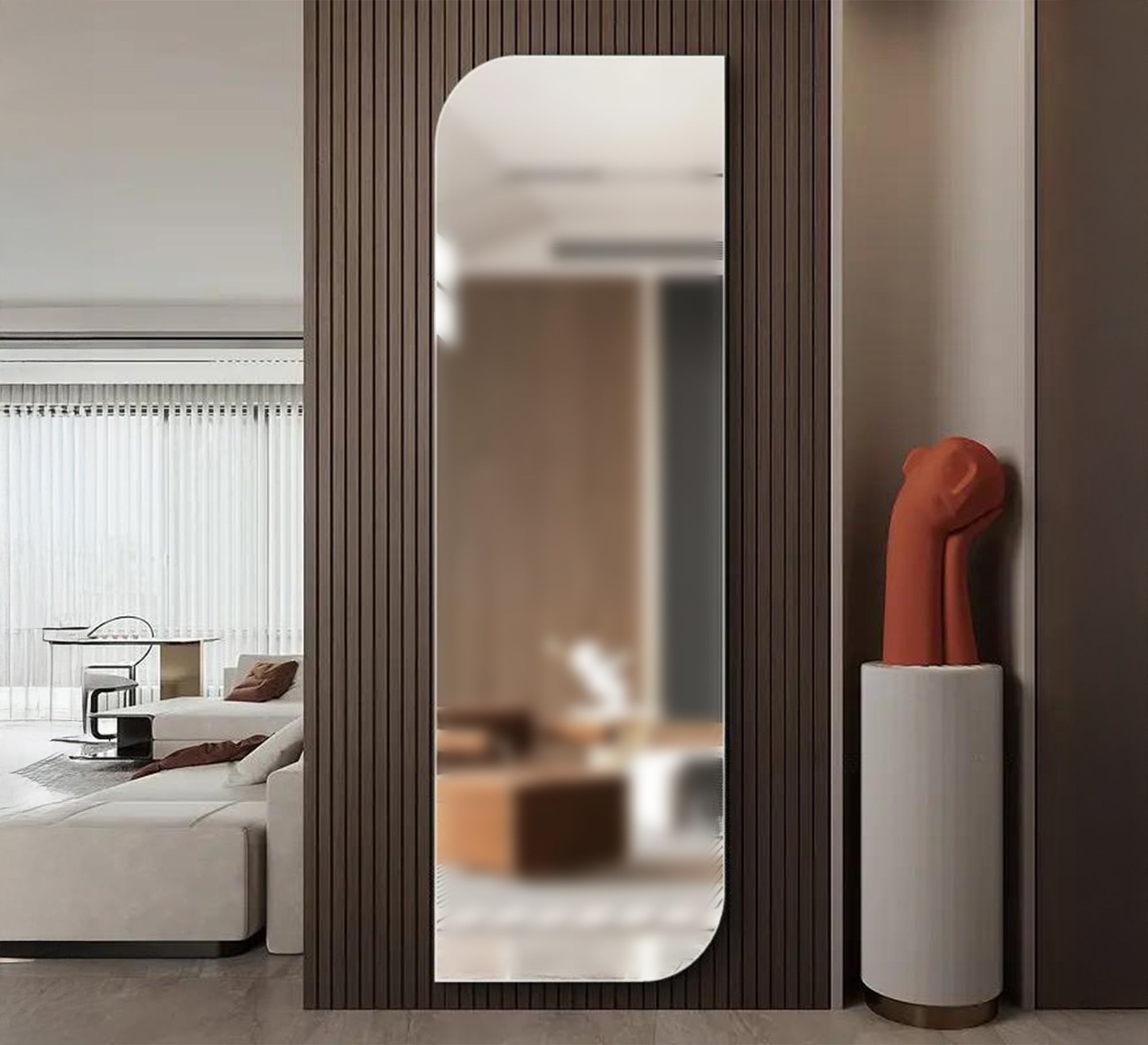 Long rectangular mirror - Vitrine Furniture - Décor