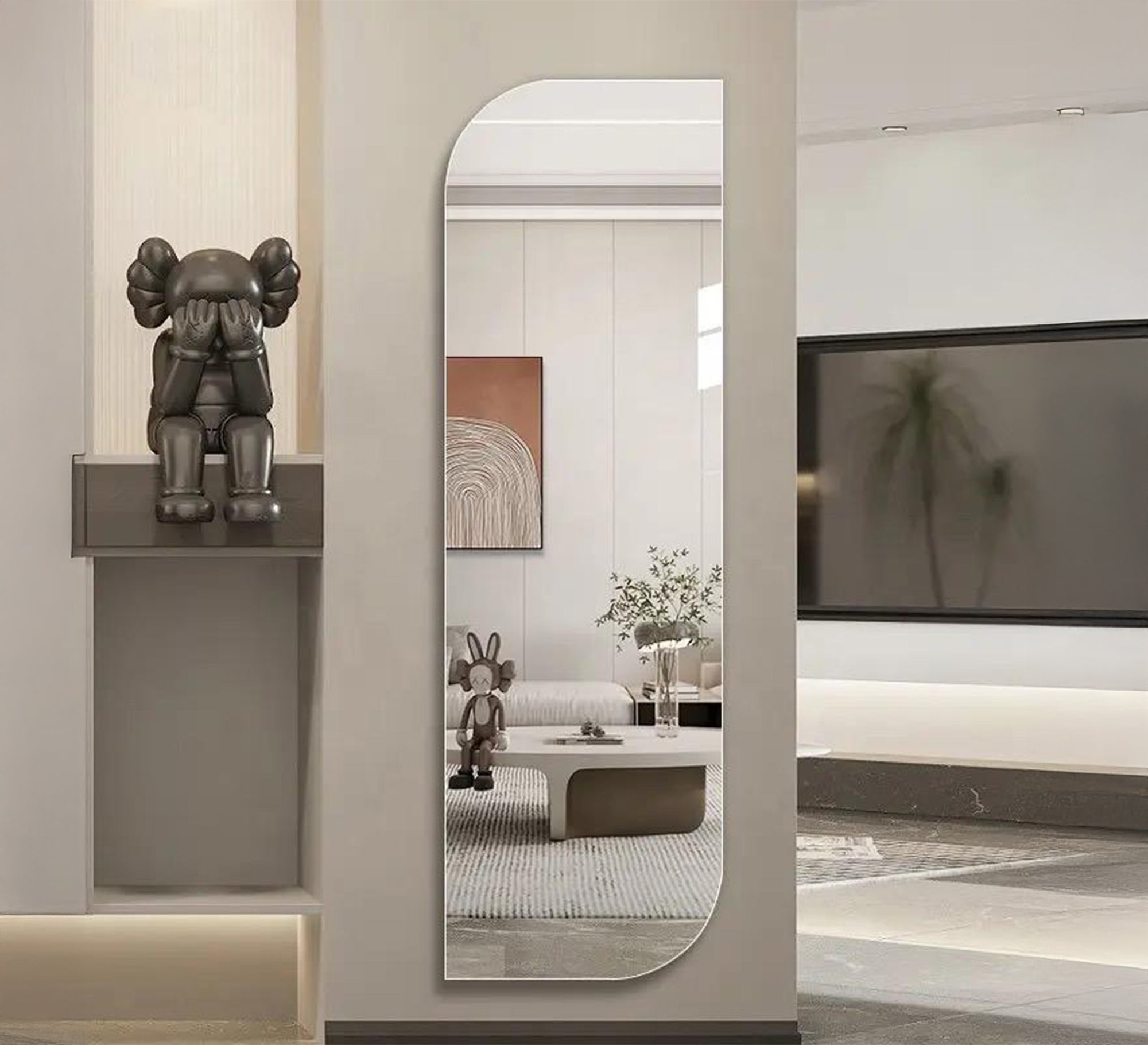 Long rectangular mirror - Vitrine Furniture - Décor