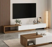 Long TV stand with touch - opening drawers - Vitrine Furniture - TV Table & Cabinet