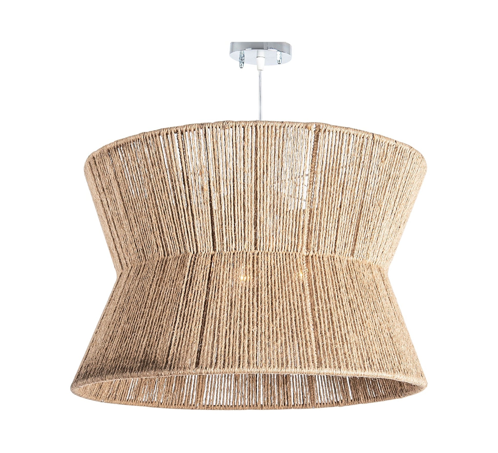 Longitudinal woven thread ceiling lamp - Vitrine Furniture - Lighting