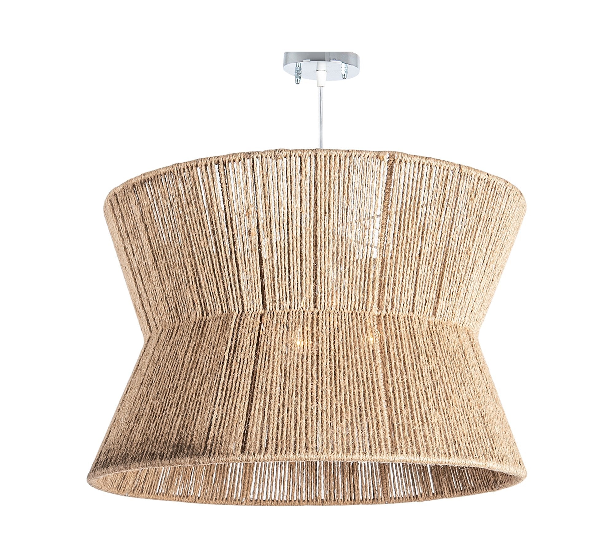Longitudinal woven thread ceiling lamp - Vitrine Furniture - Lighting