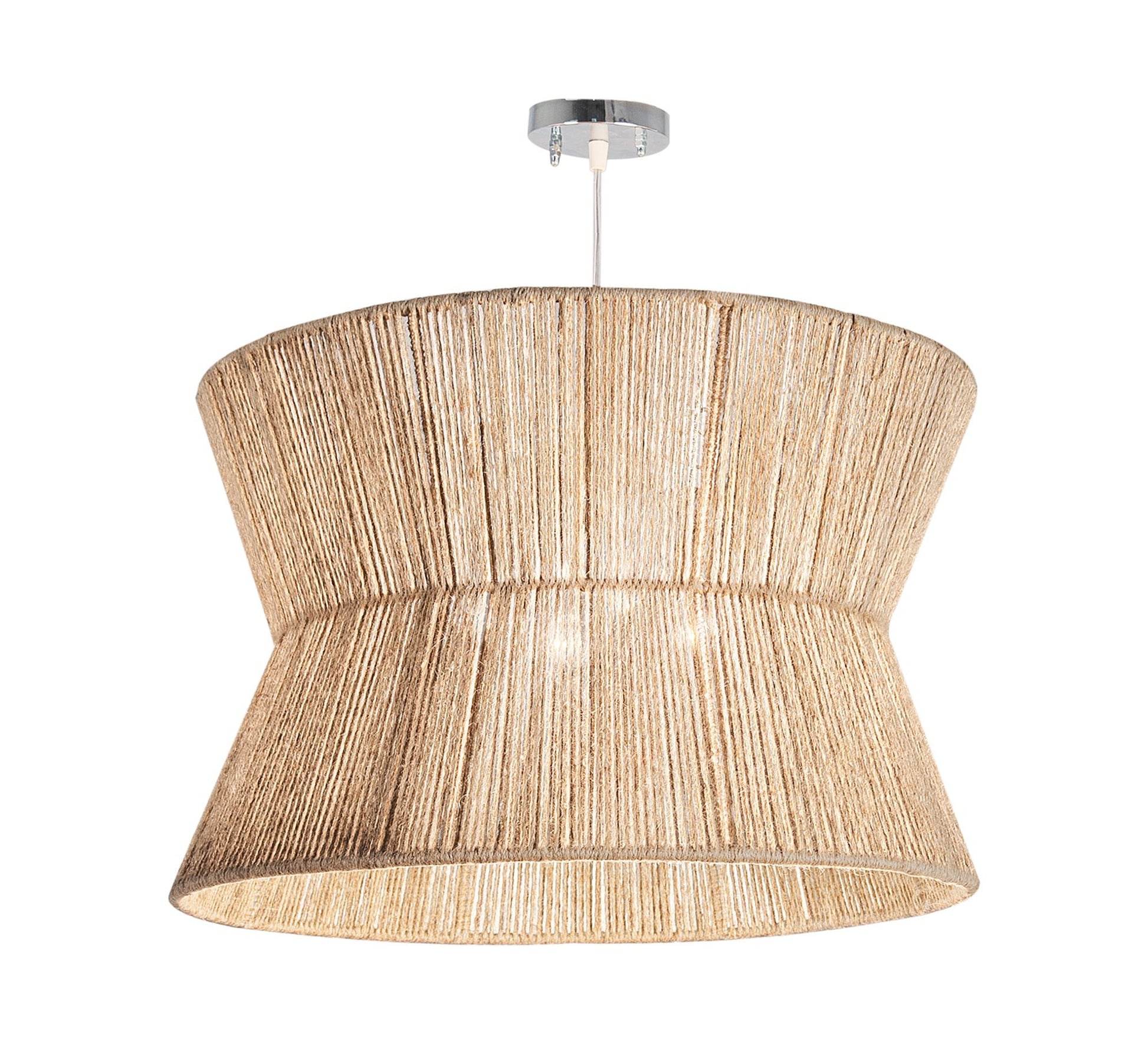 Longitudinal woven thread ceiling lamp - Vitrine Furniture - Lighting