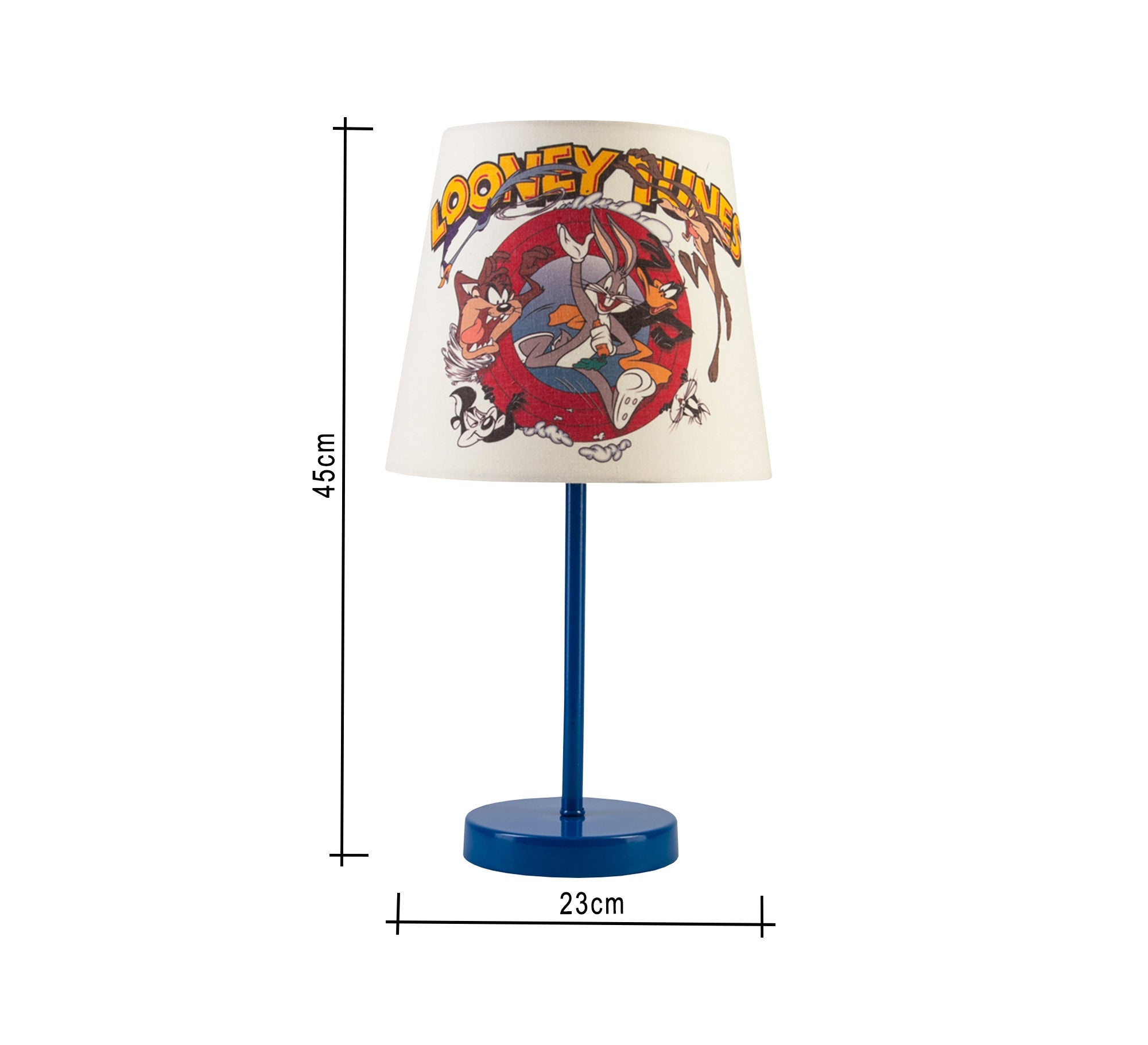 Looney Tunes Lamp: Lively and fun for any room with a blue base - Vitrine Furniture - Lighting