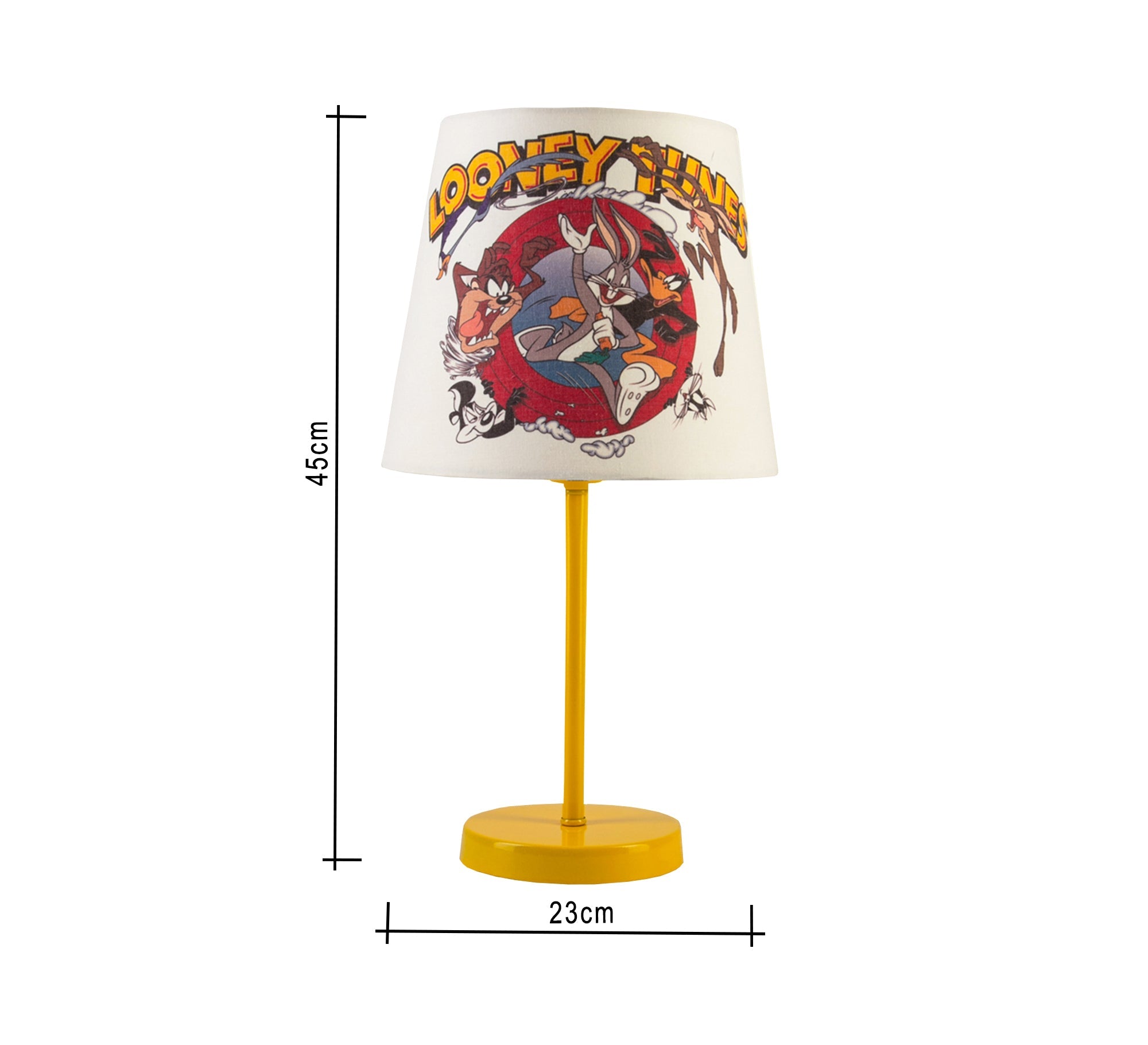 Looney Tunes Lamp: Lively and fun for any room with a gold base - Vitrine Furniture - Lighting