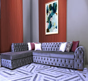 Lounge Chaise longue living corner and full capotonya upholstery - Vitrine Furniture - L - shape sofa set