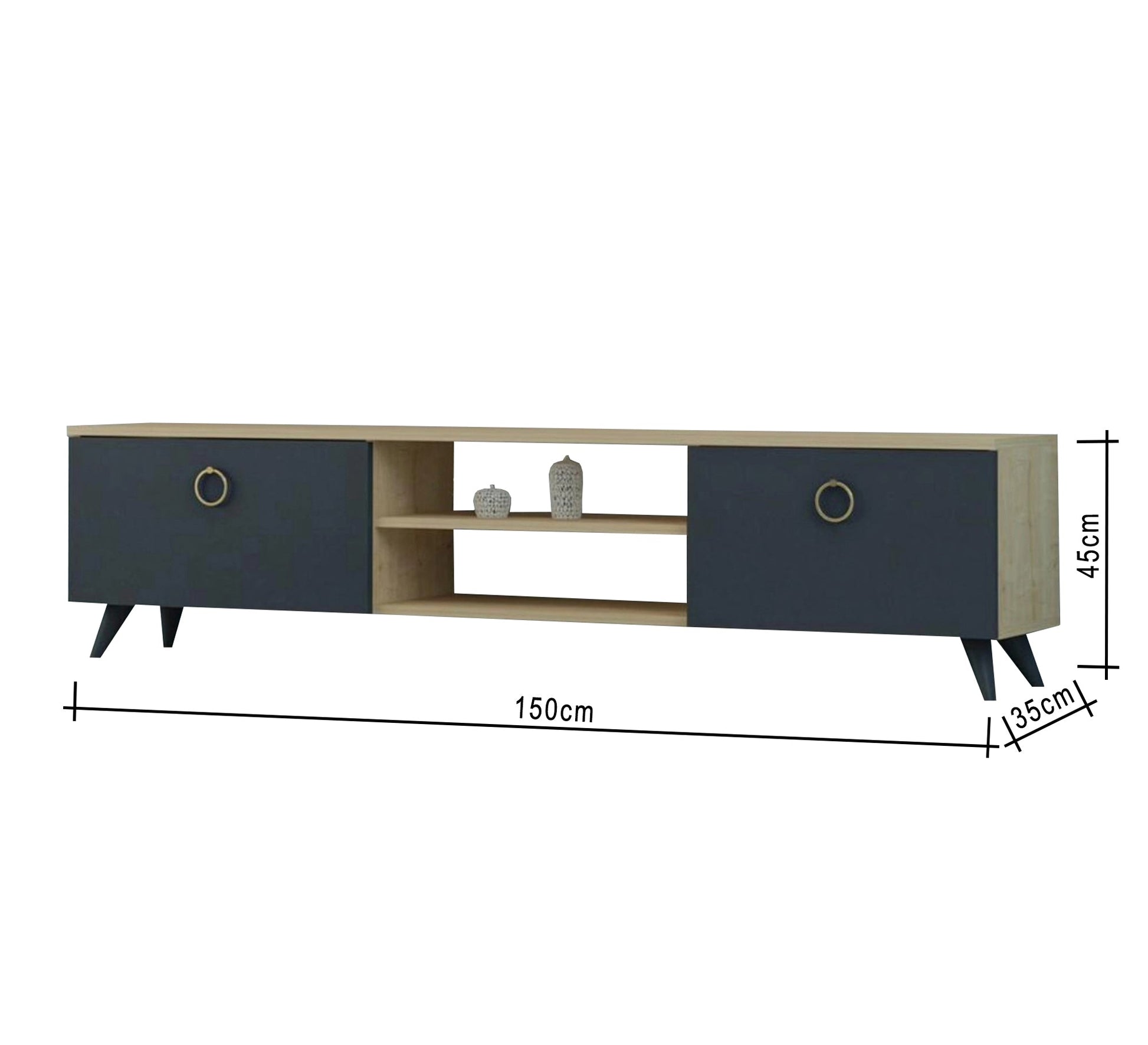 Lower TV unit and upper shelves - Vitrine Furniture - Furniture