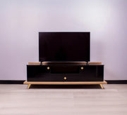Luxurious black TV stand - Vitrine Furniture - Furniture