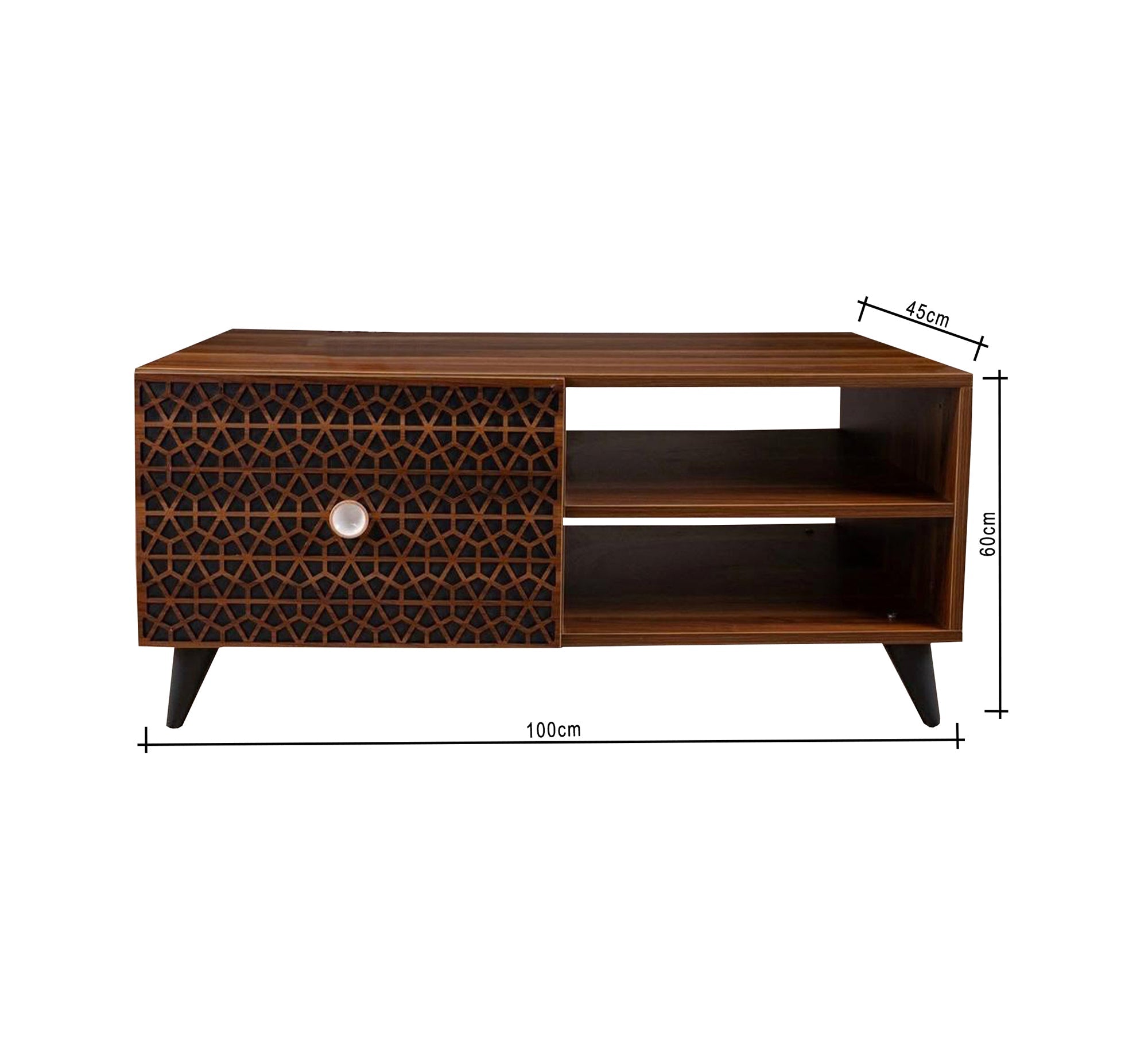 Luxurious brown coffee table - Vitrine Furniture - Furniture