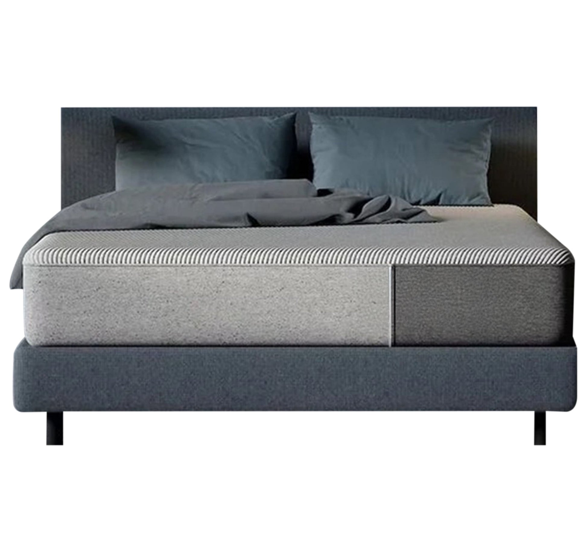 Luxurious dark gray bed - Vitrine Furniture - Furniture