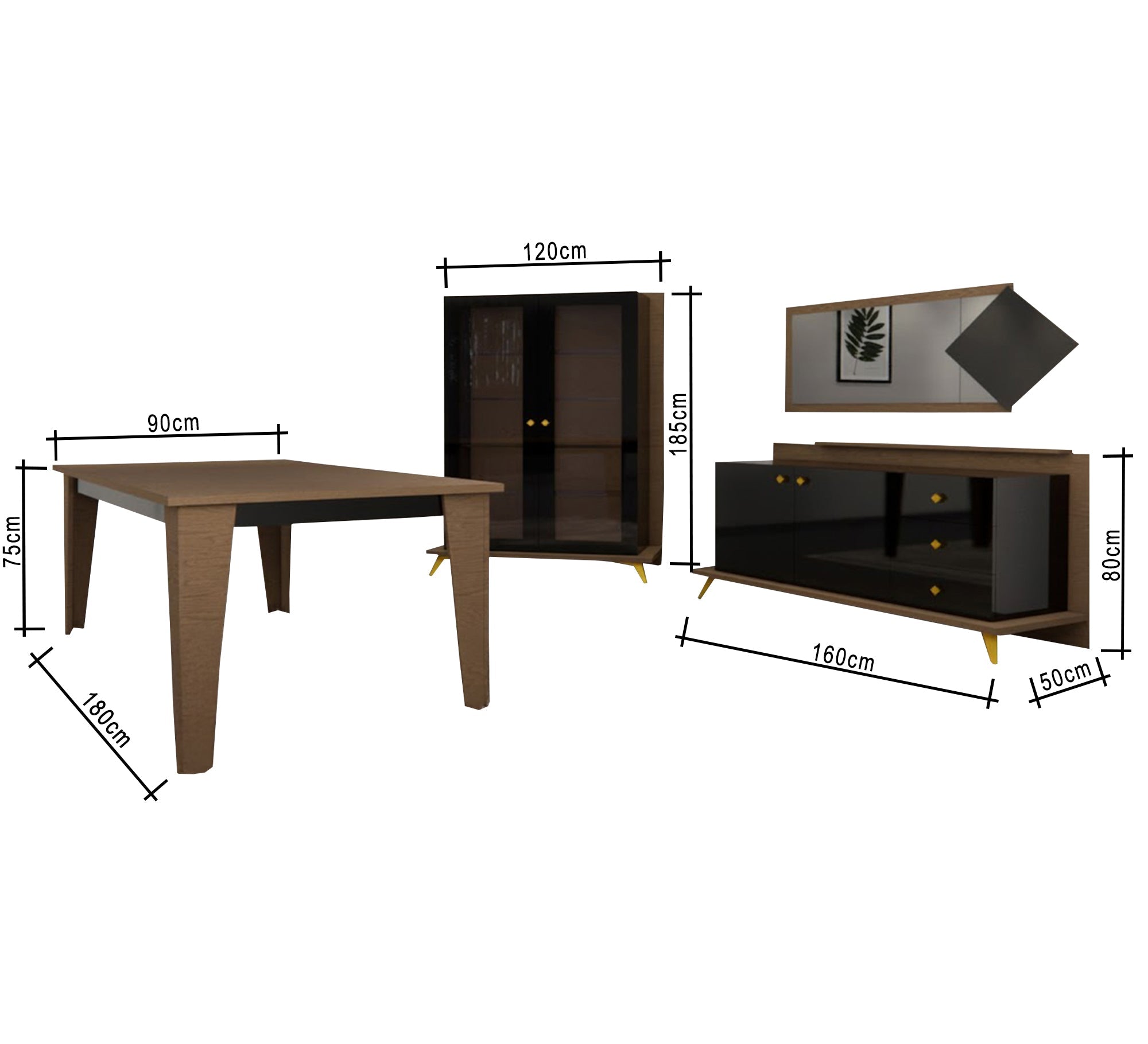 Luxurious dining room - Vitrine Furniture - Furniture