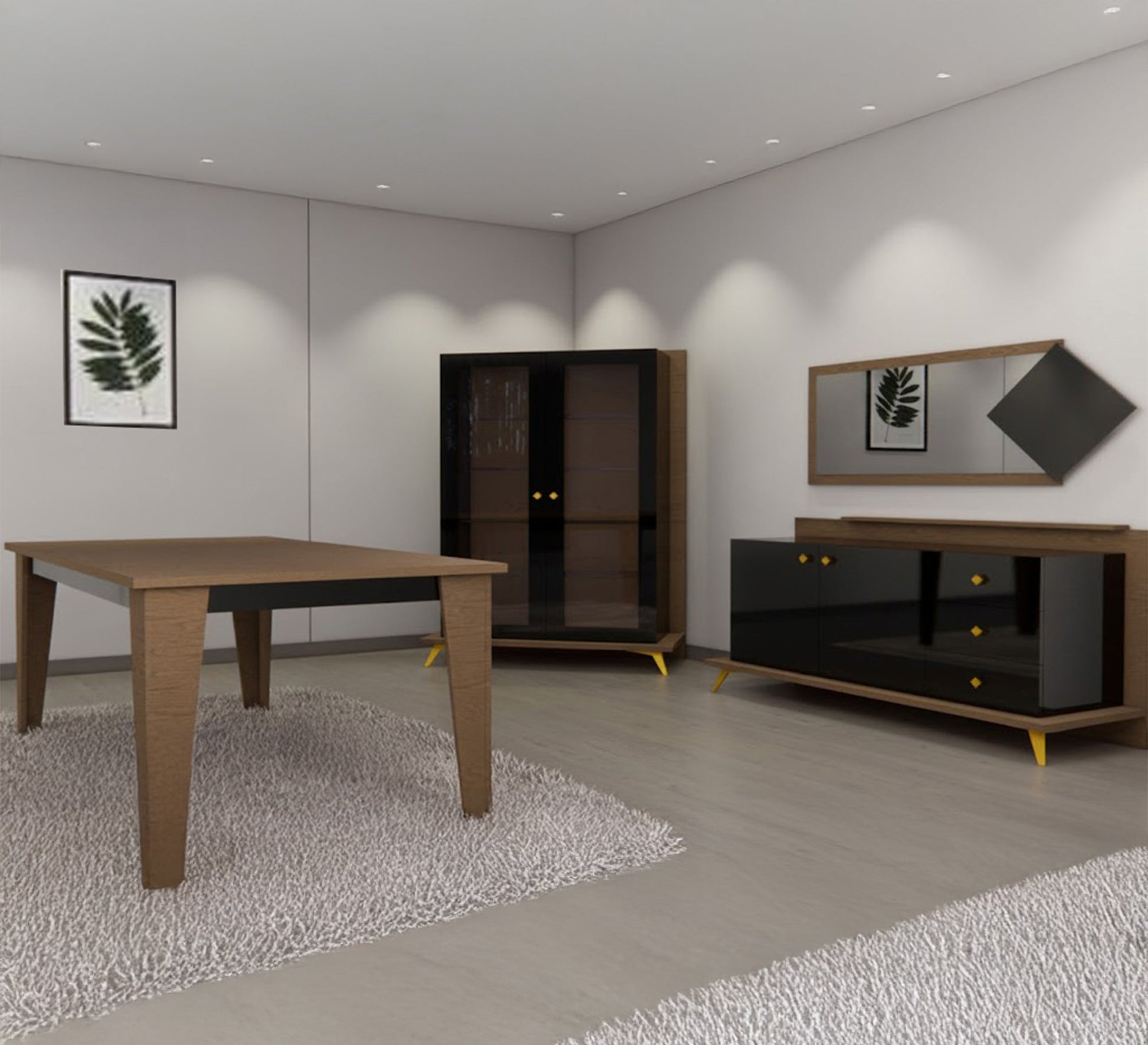 Luxurious dining room - Vitrine Furniture - Furniture