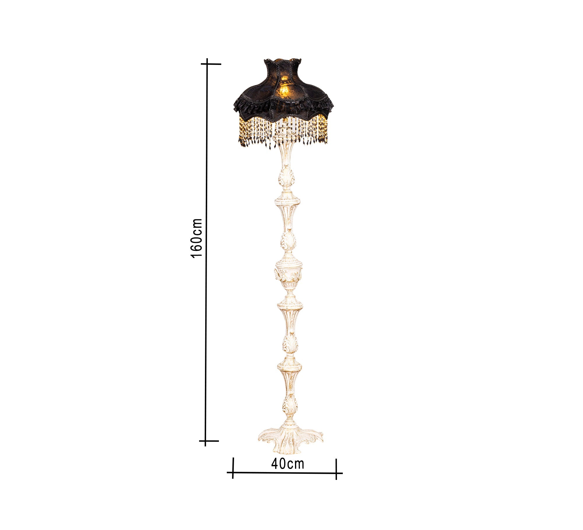 Luxurious floor lamp with a royal touch - Vitrine Furniture - Lighting