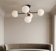 Luxurious semi-flush mount ceiling chandelier - Vitrine Furniture - Ceiling lights