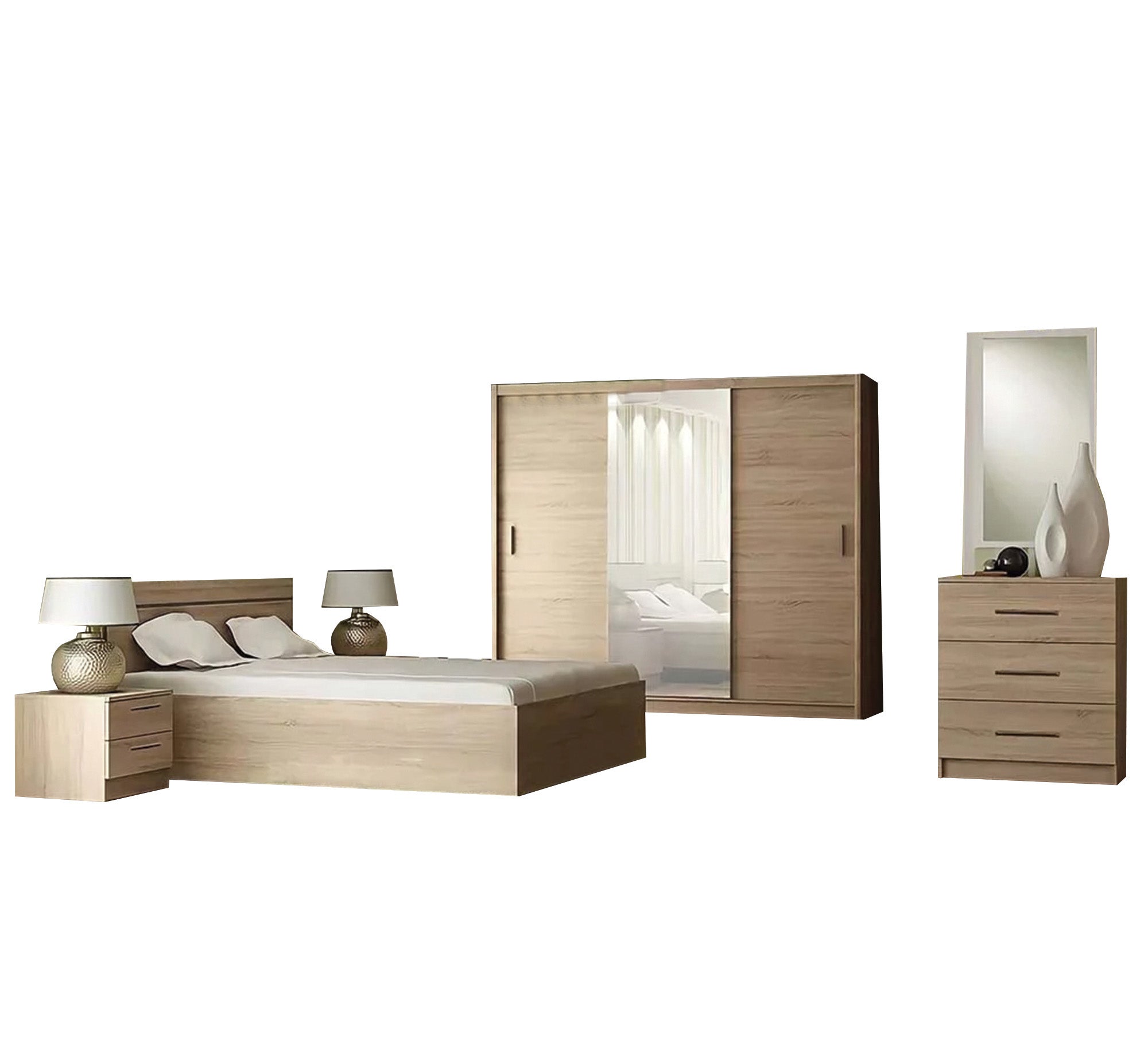 Luxury and elegance display of four fully furnished home rooms - Vitrine Furniture - Furniture