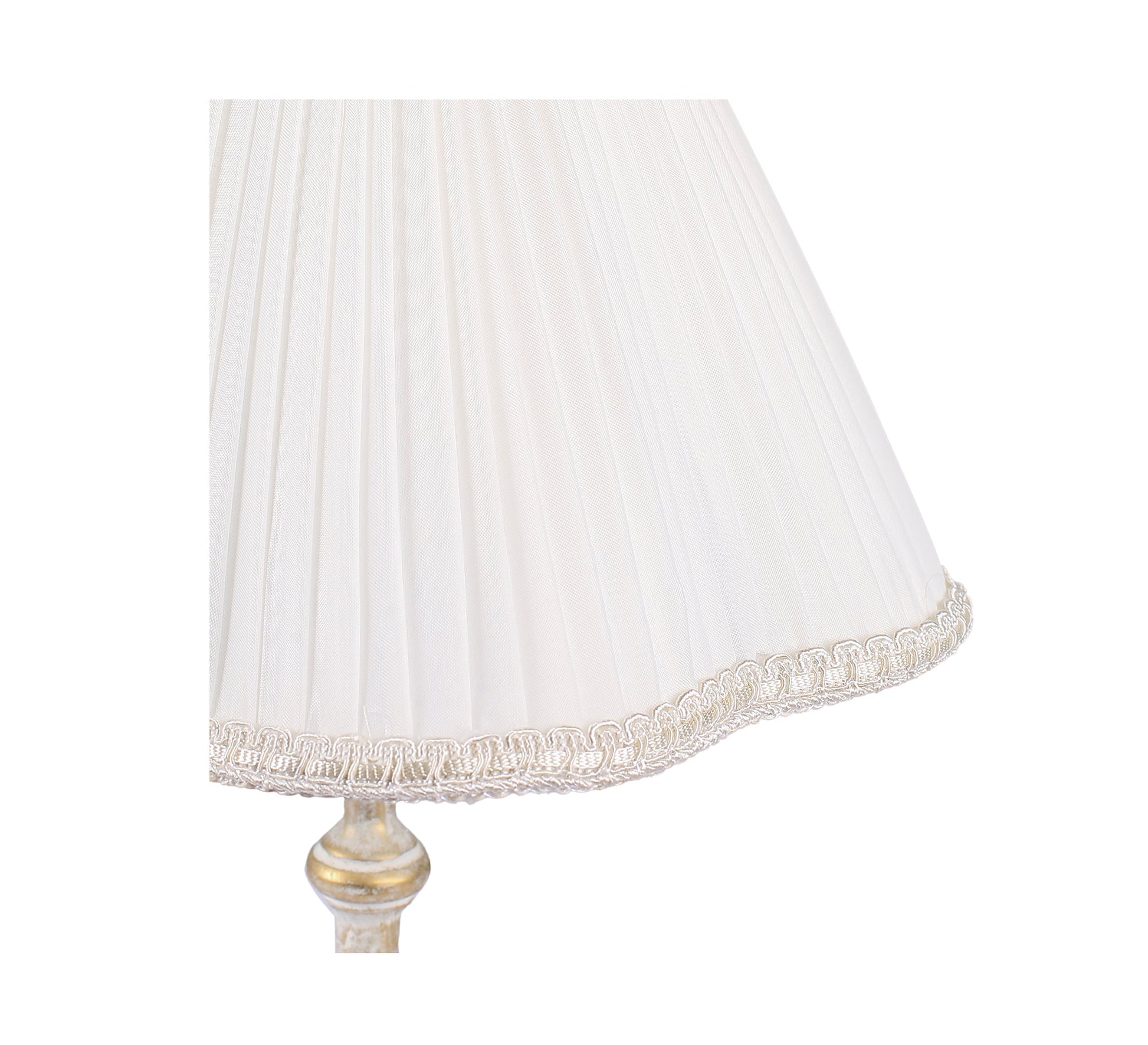 Luxury classic white table lamp - Vitrine Furniture - Lighting