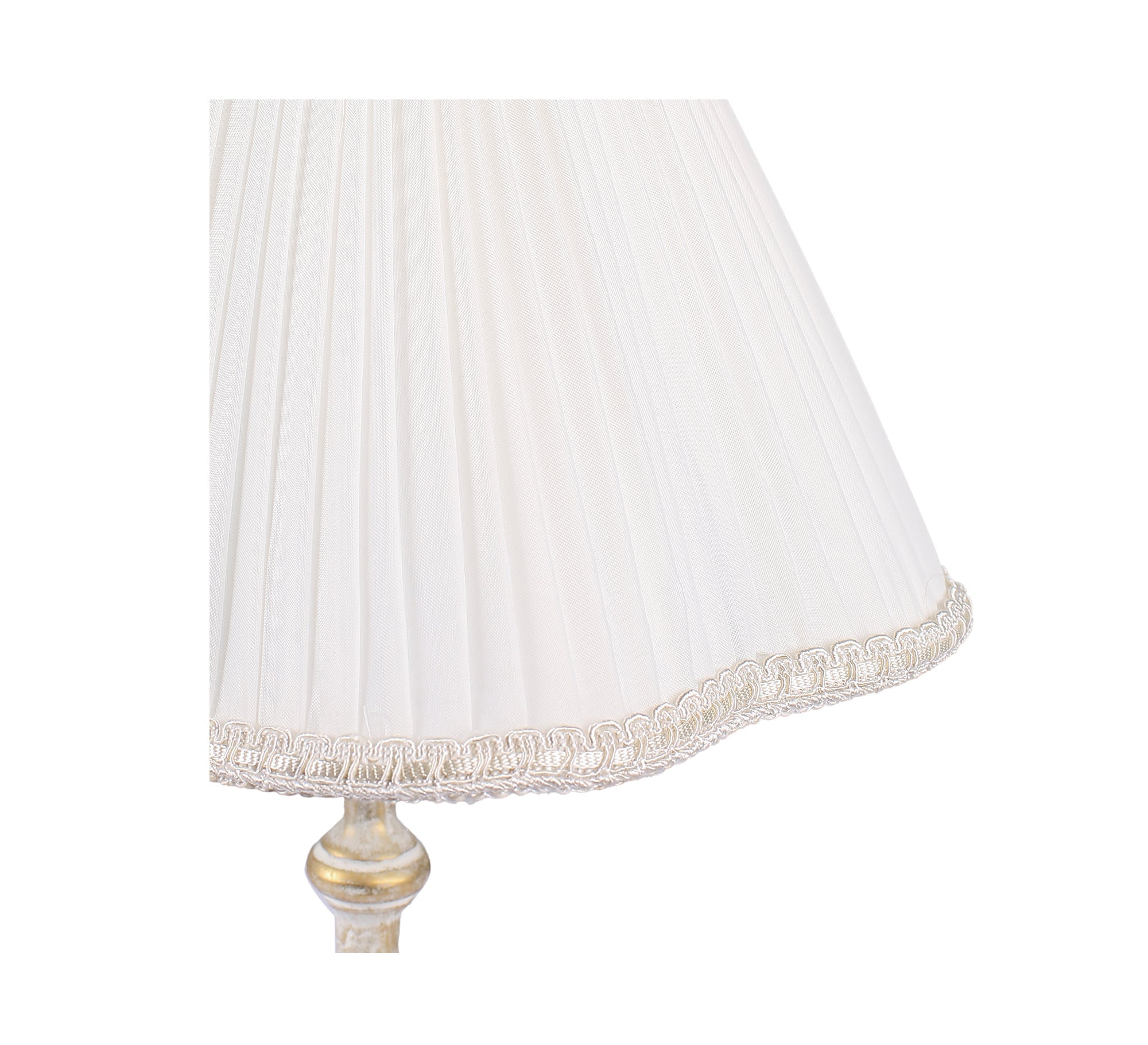 Luxury classic white table lamp - Vitrine Furniture - Lighting