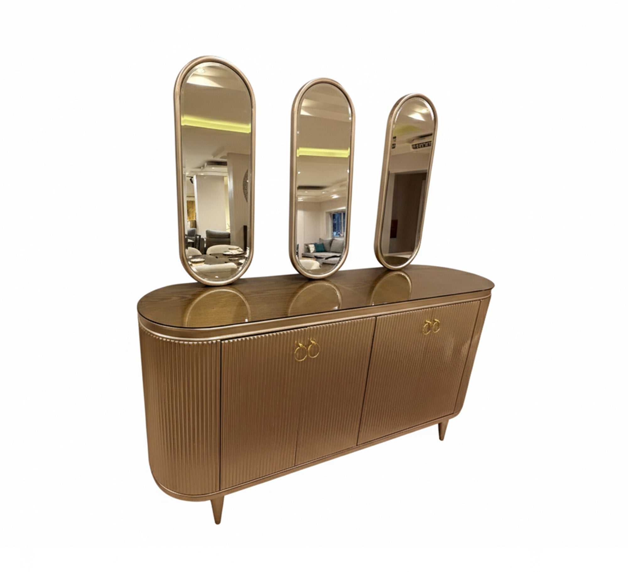 Luxury dining set with a modern design - Vitrine Furniture - Furniture