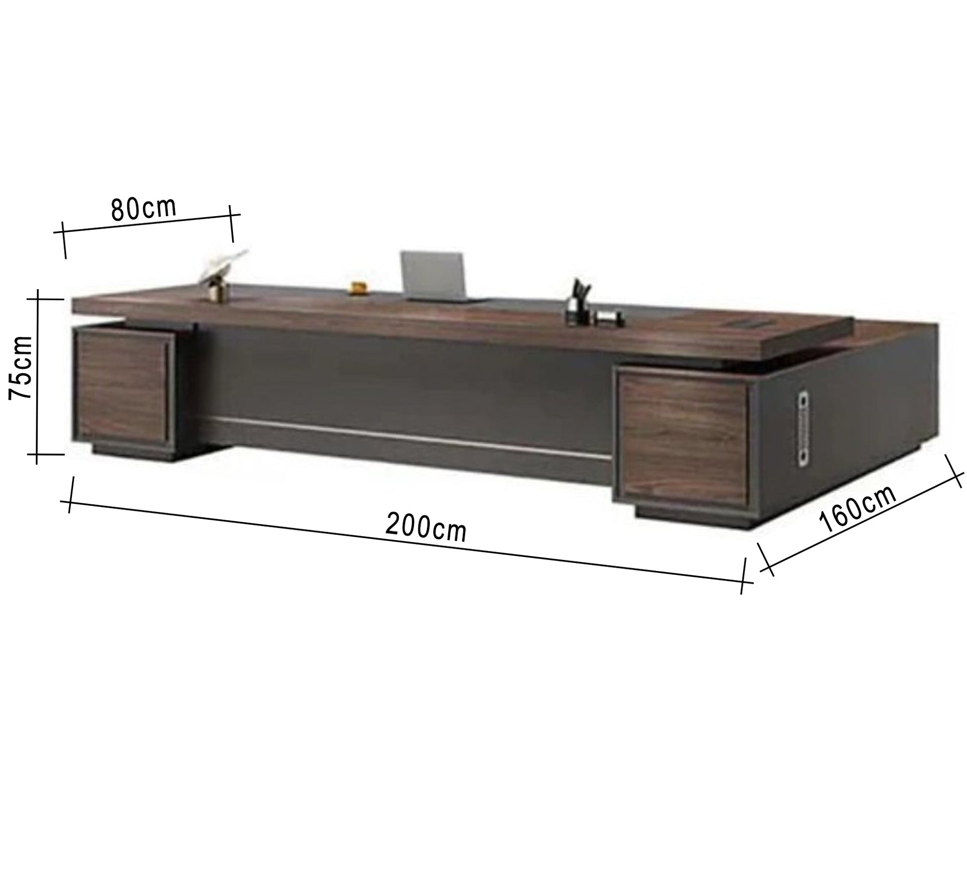 Luxury L - shaped desk - Vitrine Furniture - Furniture