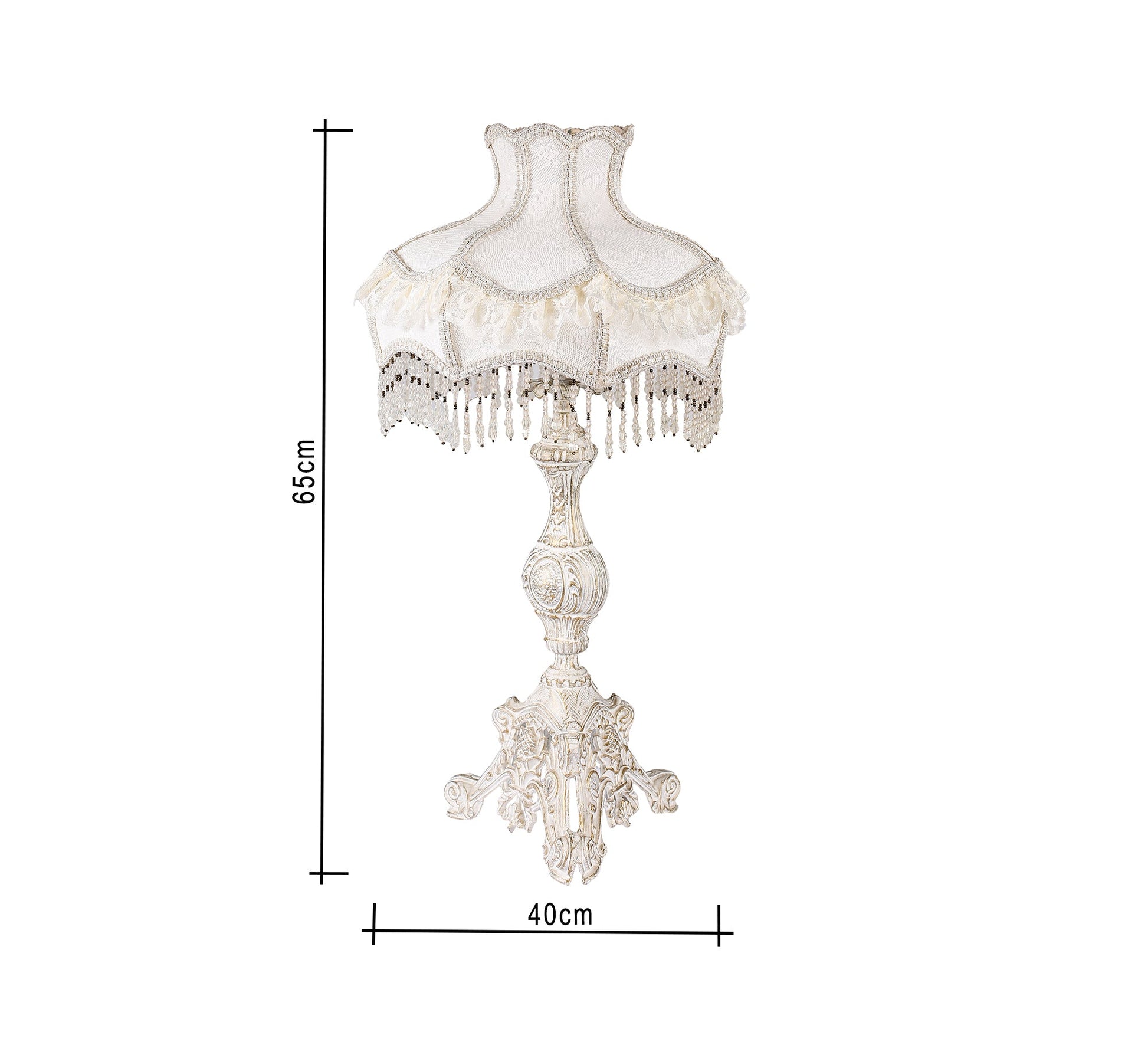 Luxury table lamp with a distinctive antique design - Vitrine Furniture - Lighting