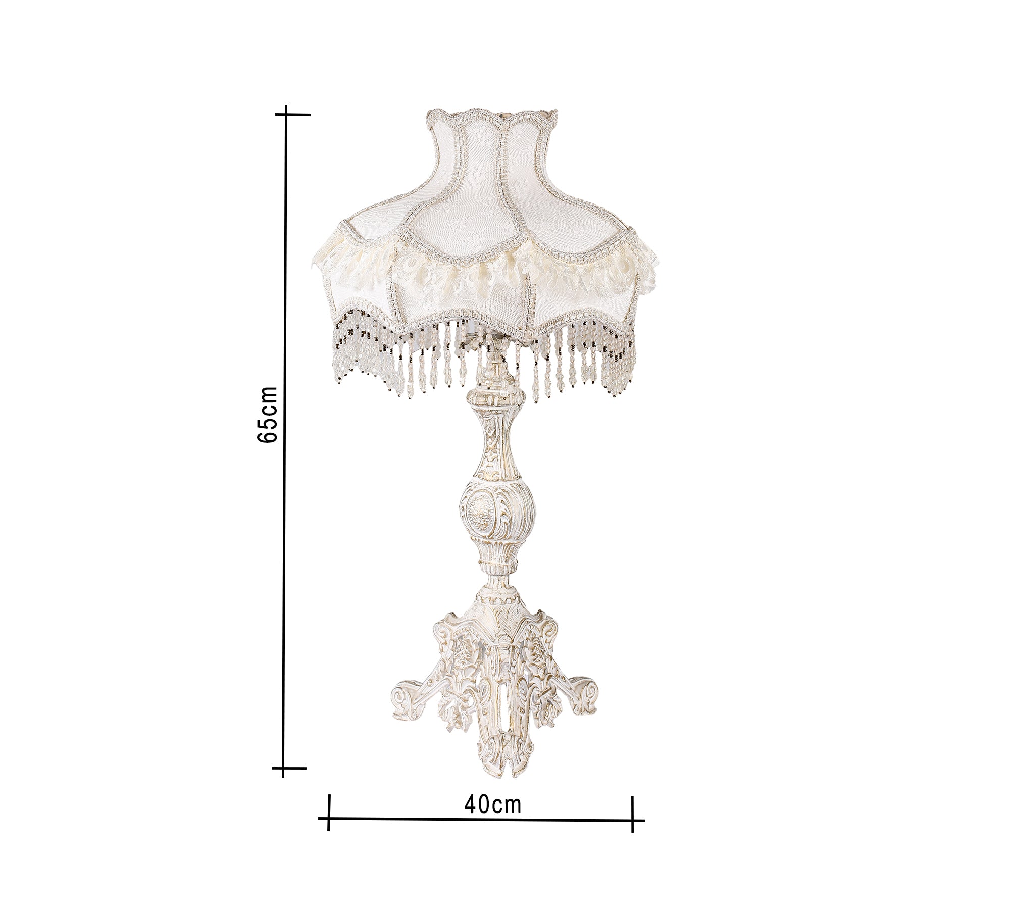 Luxury table lamp with a distinctive antique design - Vitrine Furniture - Lighting