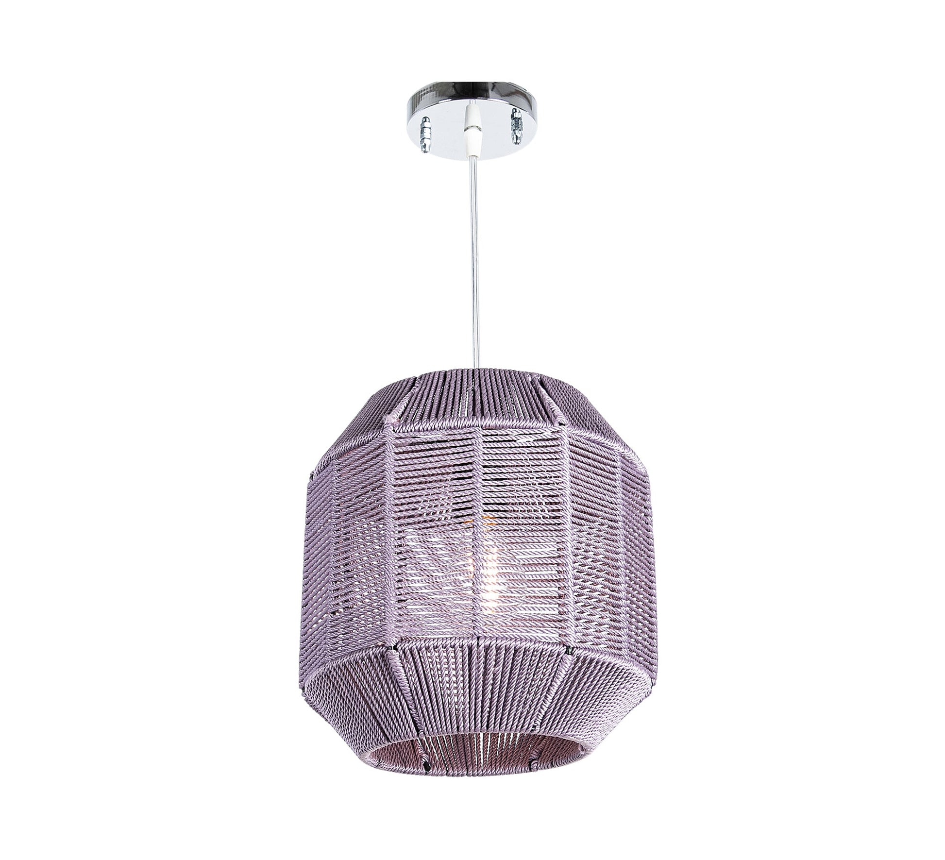Macrame Ceiling Lamp Ribbed - Vitrine Furniture - Lighting
