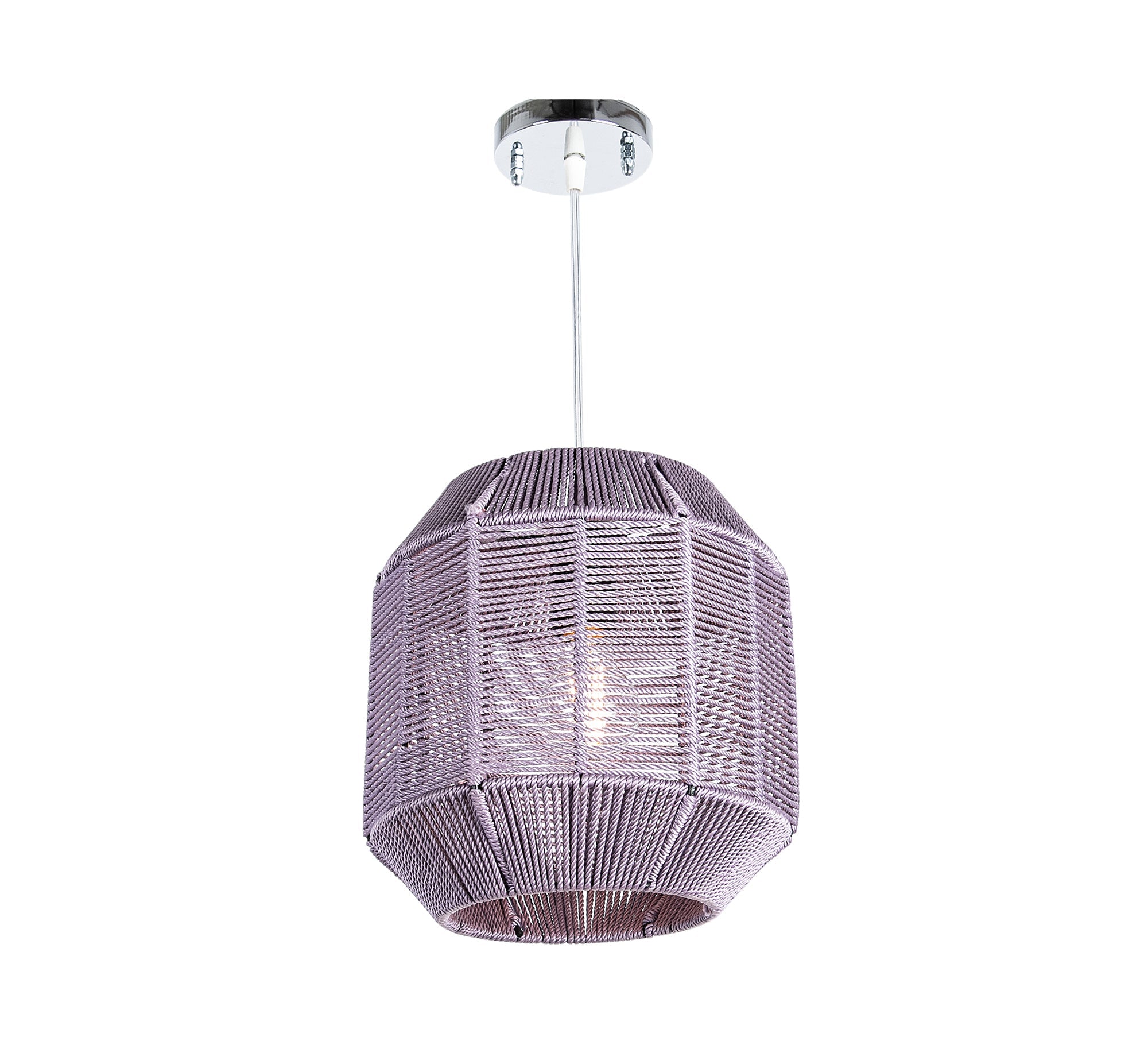 Macrame Ceiling Lamp Ribbed - Vitrine Furniture - Lighting
