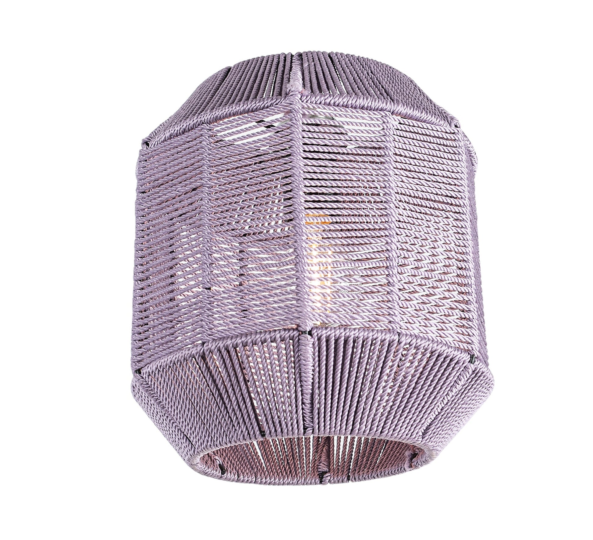 Macrame Ceiling Lamp Ribbed - Vitrine Furniture - Lighting