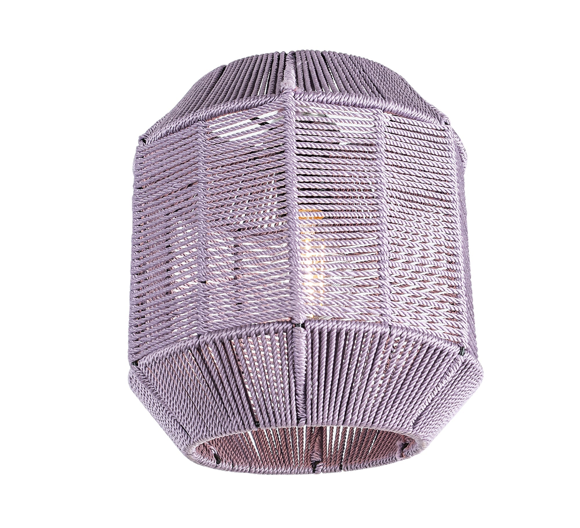 Macrame Ceiling Lamp Ribbed - Vitrine Furniture - Lighting