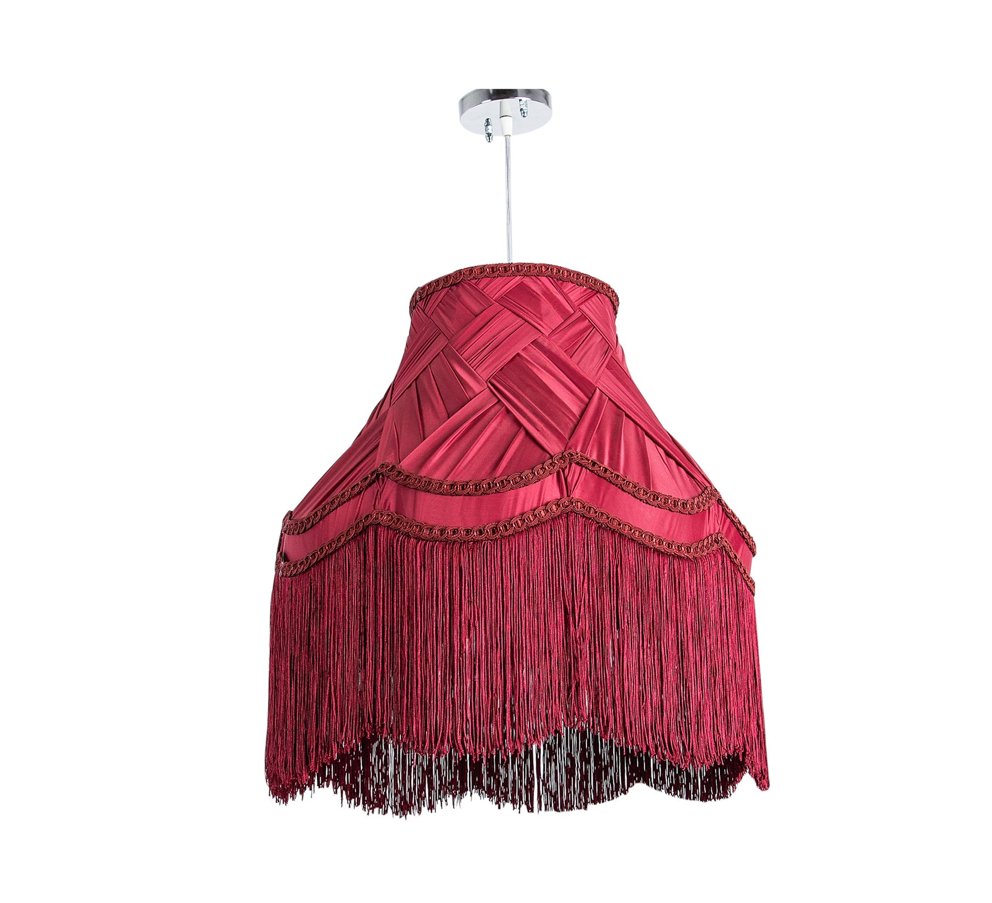 Macrame Ceiling Lamp Slit - Vitrine Furniture - Lighting