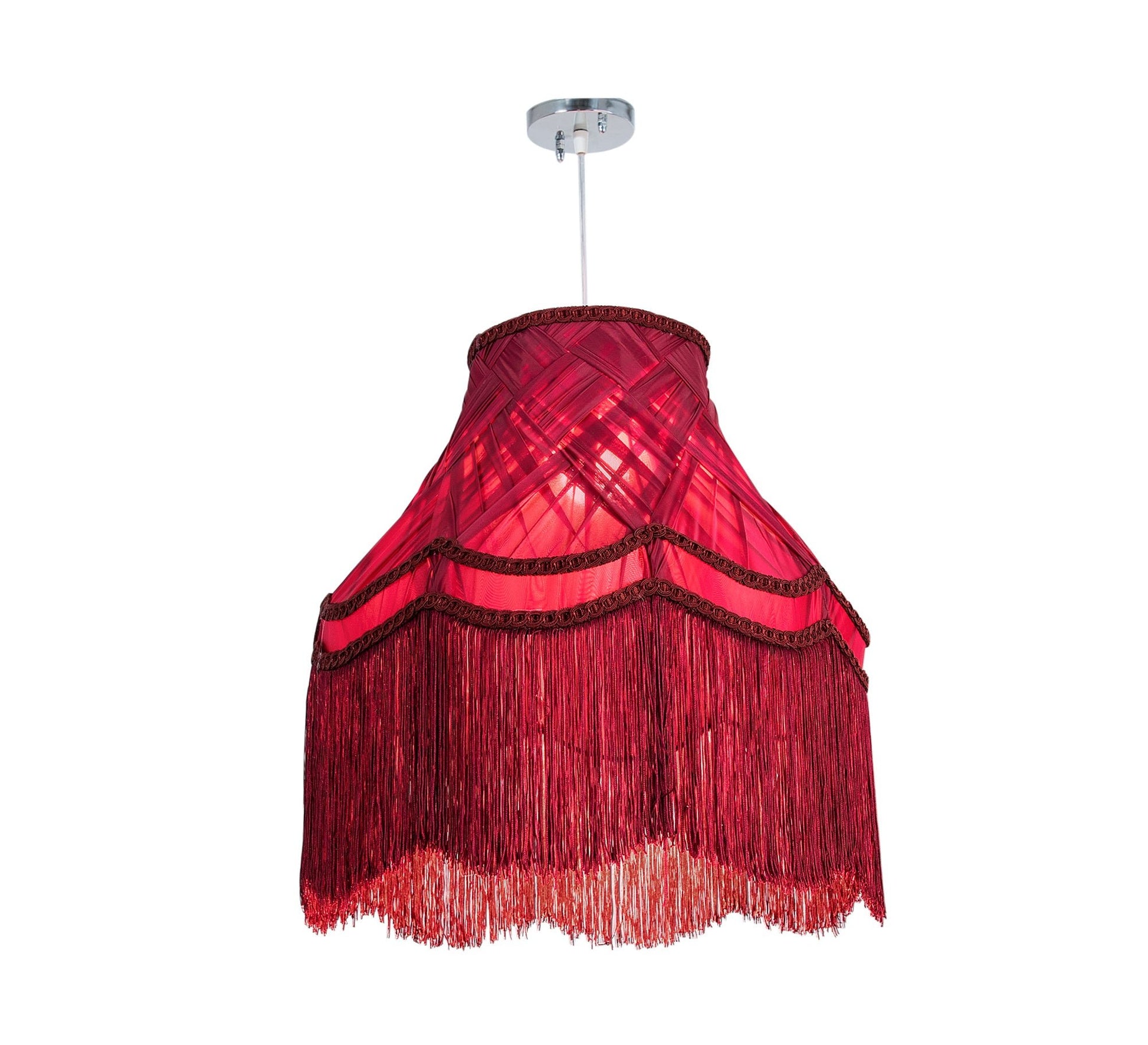 Macrame Ceiling Lamp Slit - Vitrine Furniture - Lighting