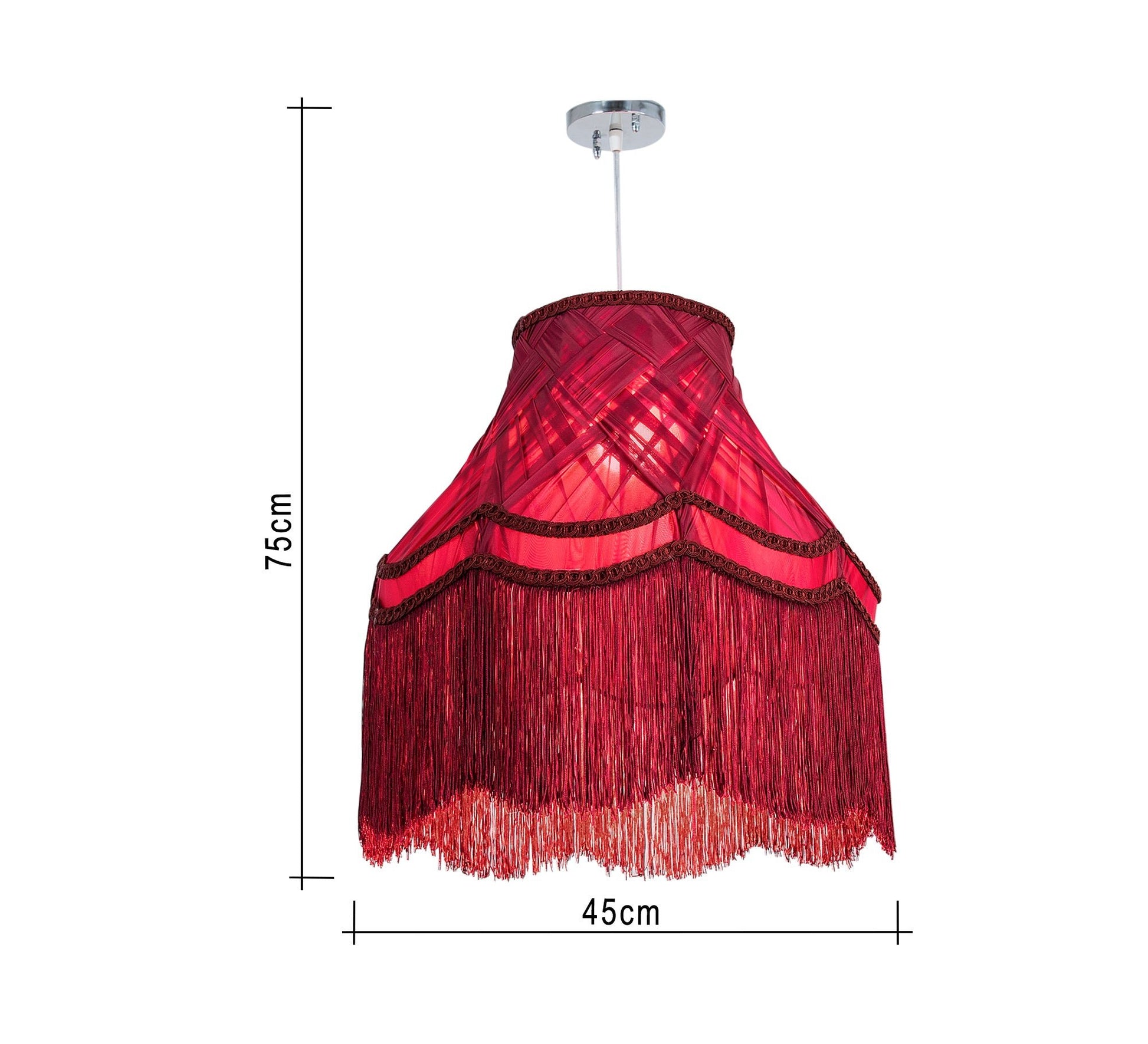 Macrame Ceiling Lamp Slit - Vitrine Furniture - Lighting