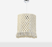 macrame ceiling lamp with bohemian design - Vitrine Furniture - Lighting