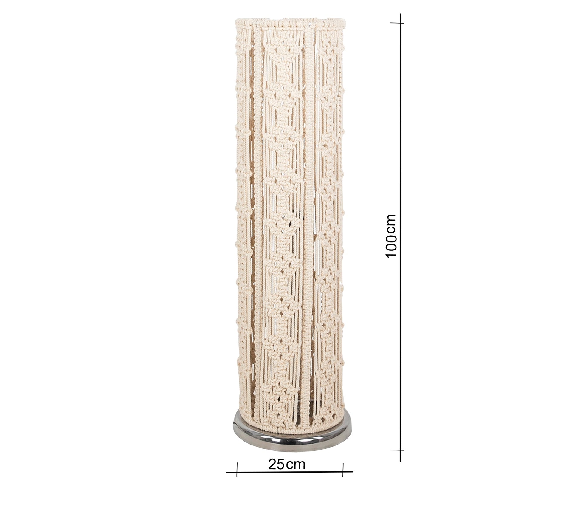 Macrame floor lamp - Vitrine Furniture - Lighting