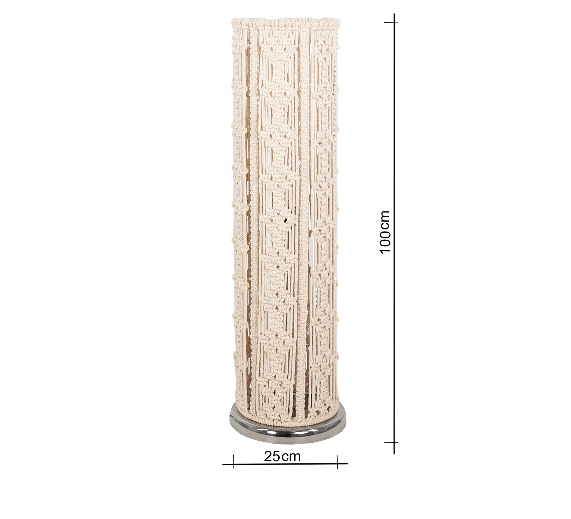 Macrame floor lamp - Vitrine Furniture - Lighting