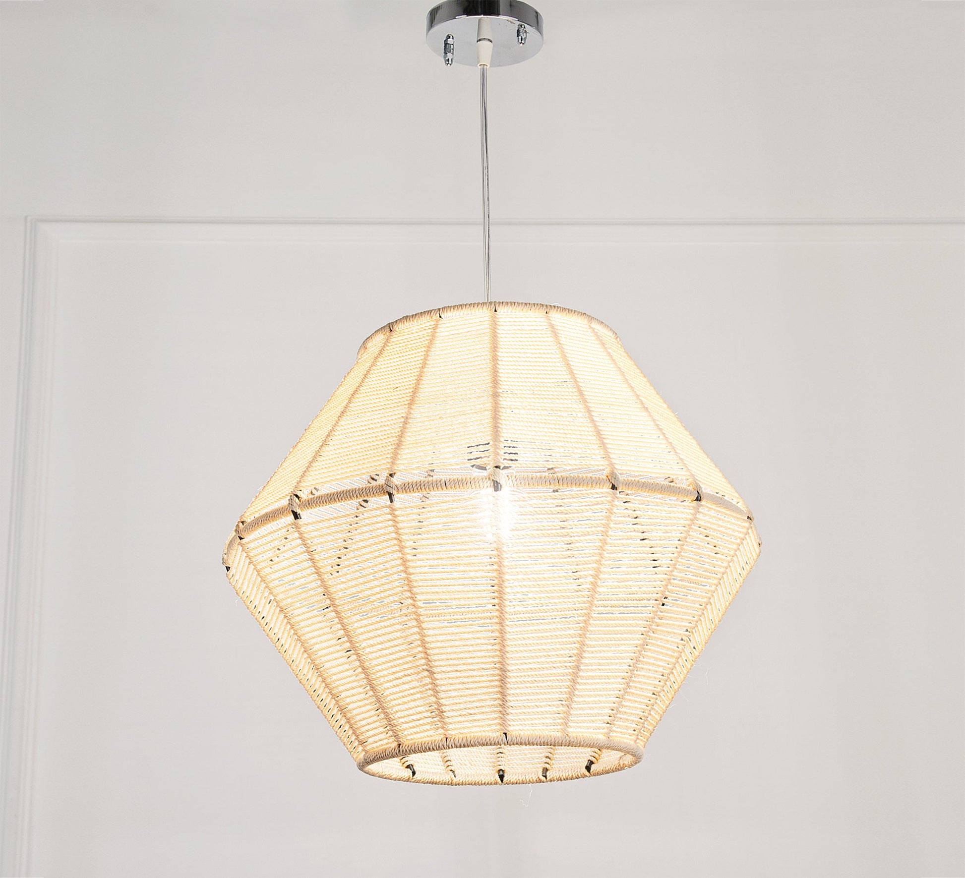 Macrame thread ceiling pendant - Vitrine Furniture - Lighting