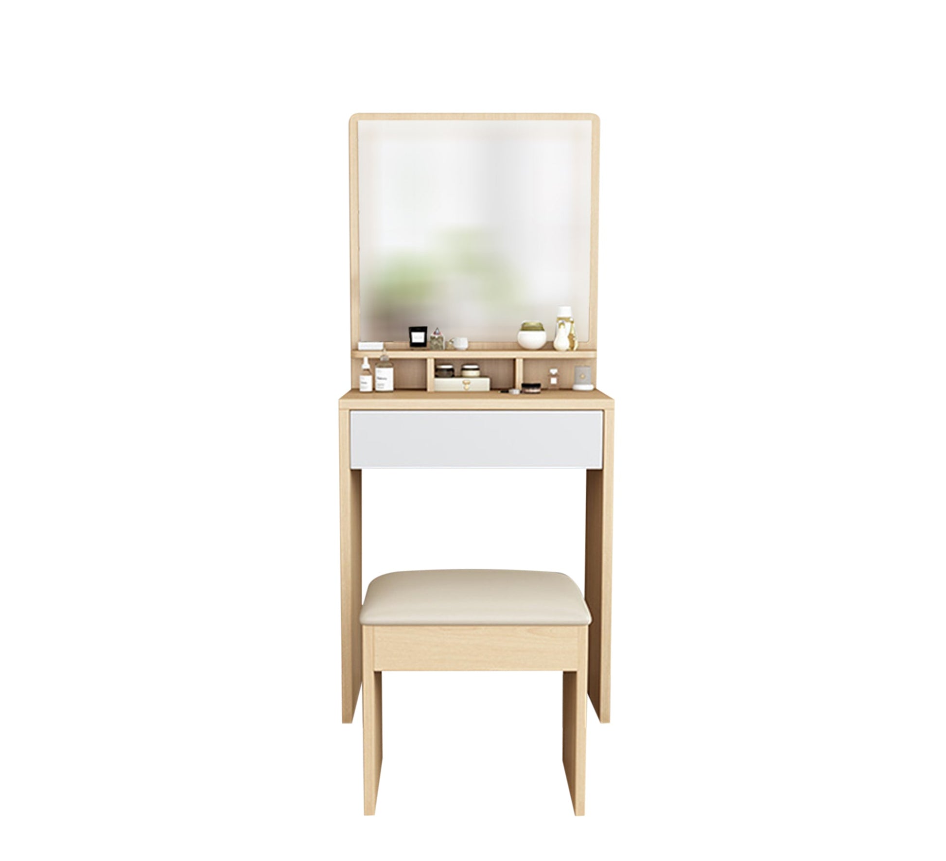 Makeup Vanities: Small, White, and Beige Beauty - Vitrine Furniture - Furniture