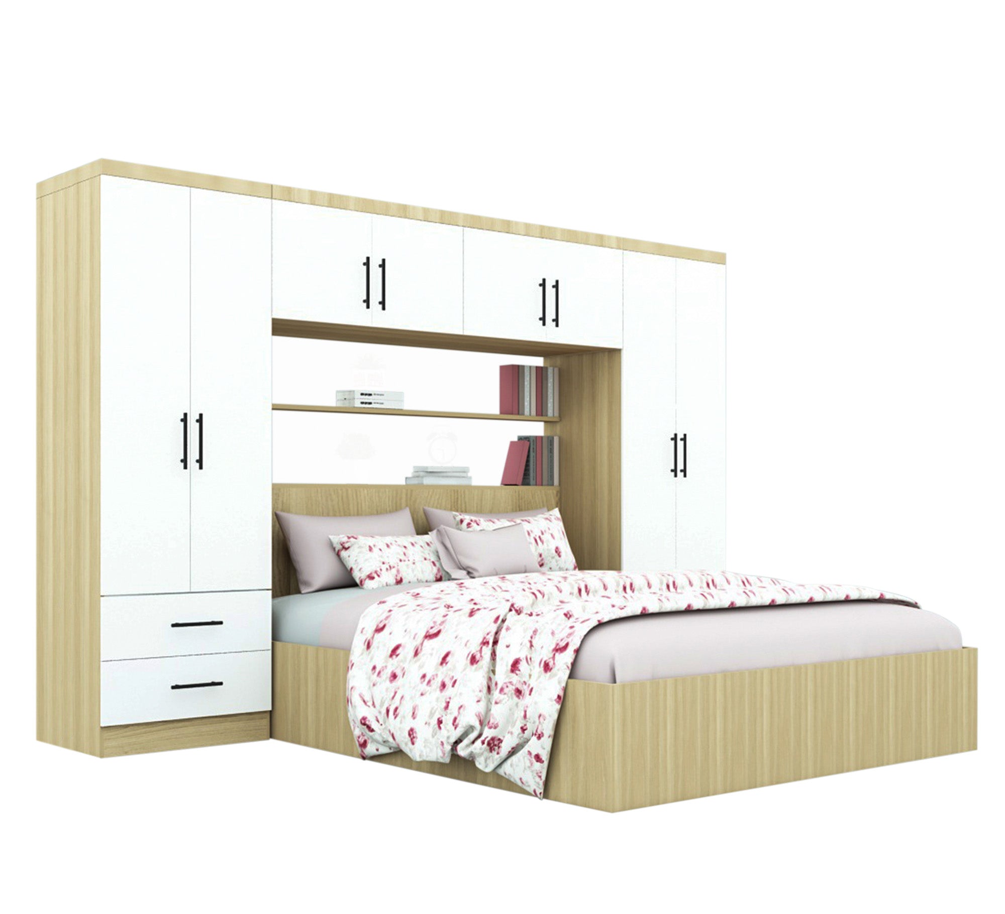 Master Bedroom: Elegant Wooden Charm - Vitrine Furniture - Furniture