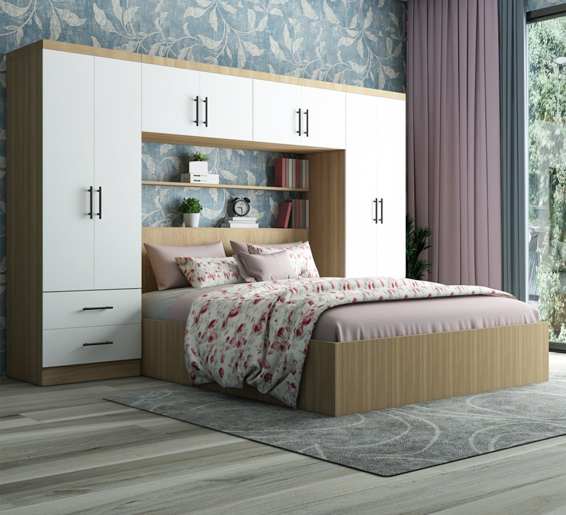 Master Bedroom: Elegant Wooden Charm - Vitrine Furniture - Furniture