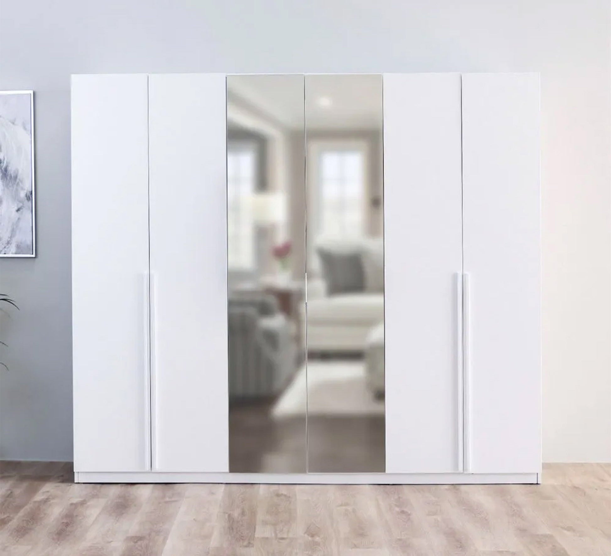 Master bedroom in white - Vitrine Furniture - Bed Sets