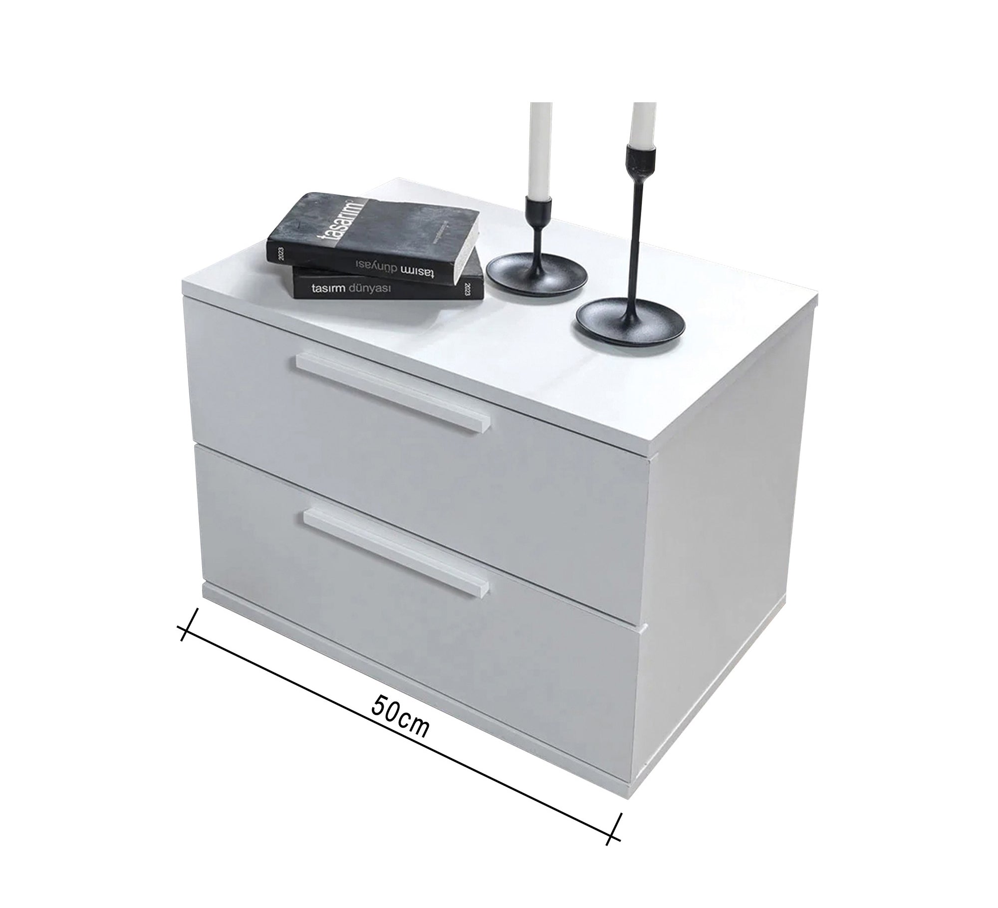 Master bedroom in white - Vitrine Furniture - Bed Sets