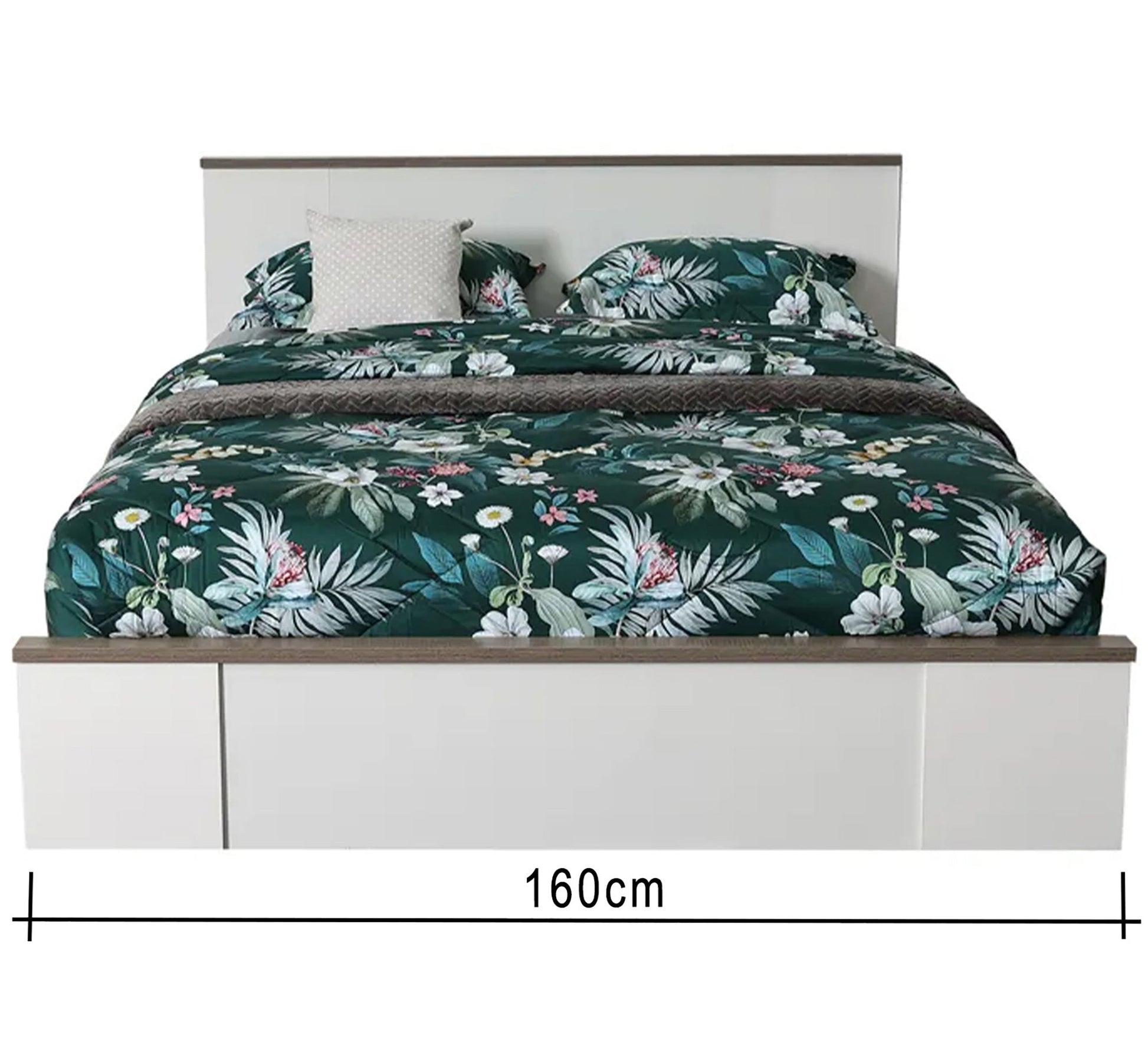 Master bedroom in white * grey - Vitrine Furniture - Bed Sets