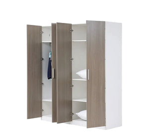 Master bedroom in white * grey - Vitrine Furniture - Bed Sets