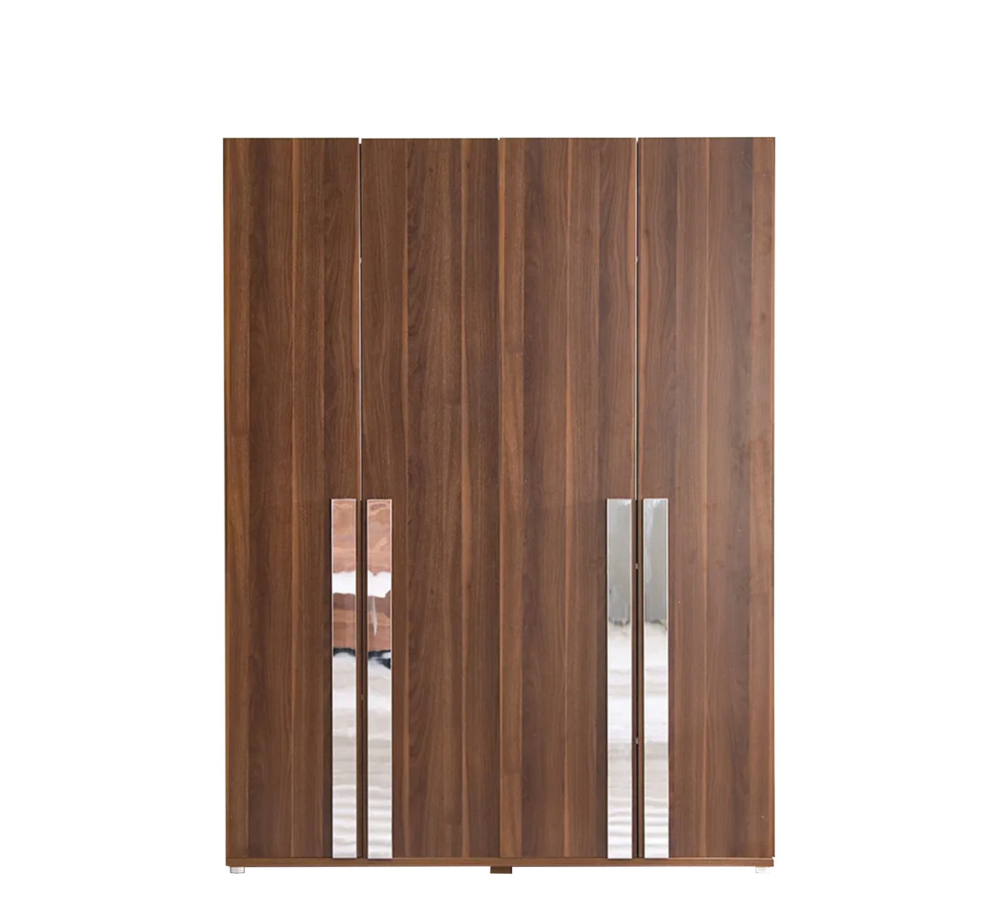 Master bedroom in wooden brown - Vitrine Furniture - Bed Sets