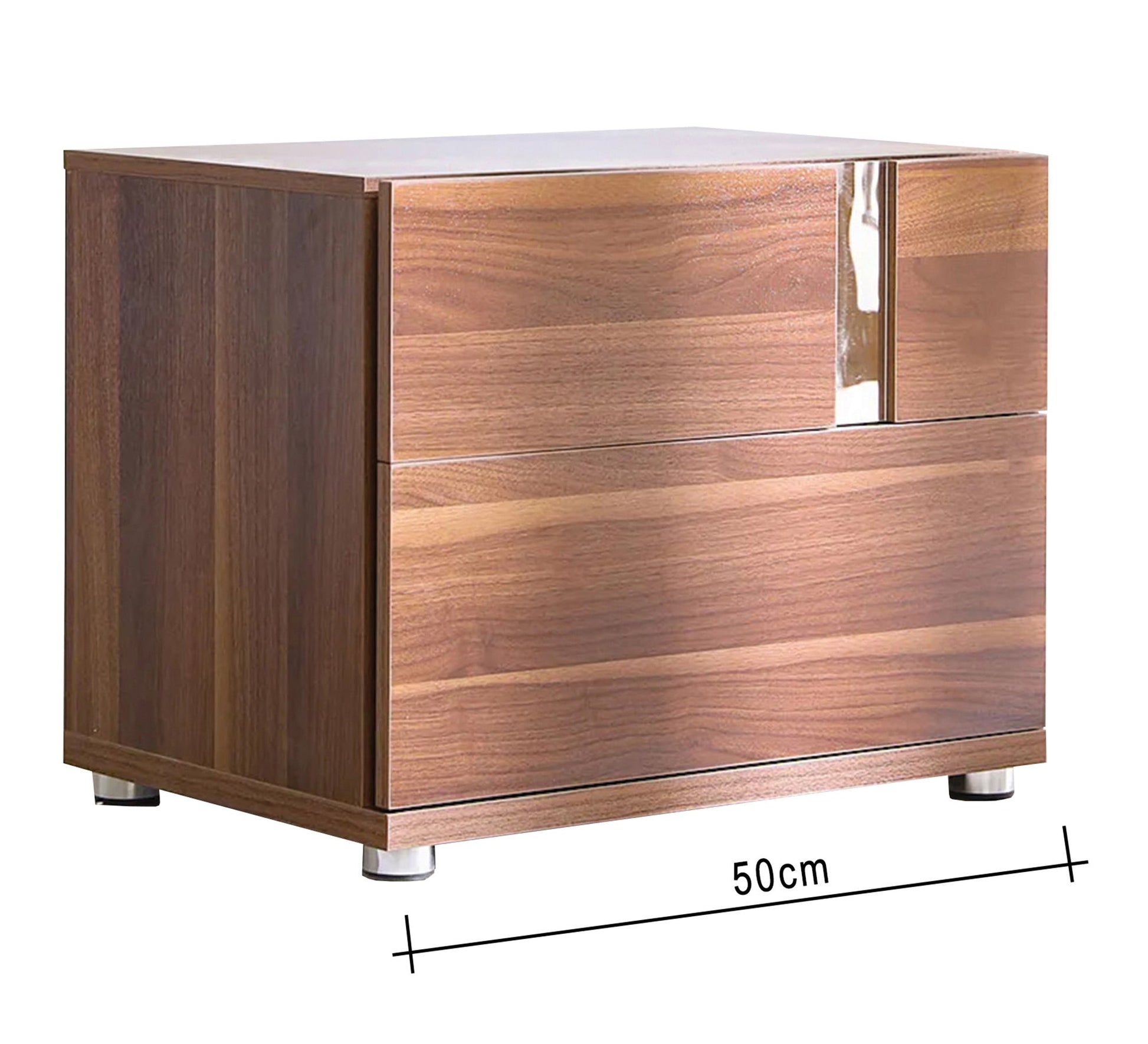 Master bedroom in wooden brown - Vitrine Furniture - Bed Sets