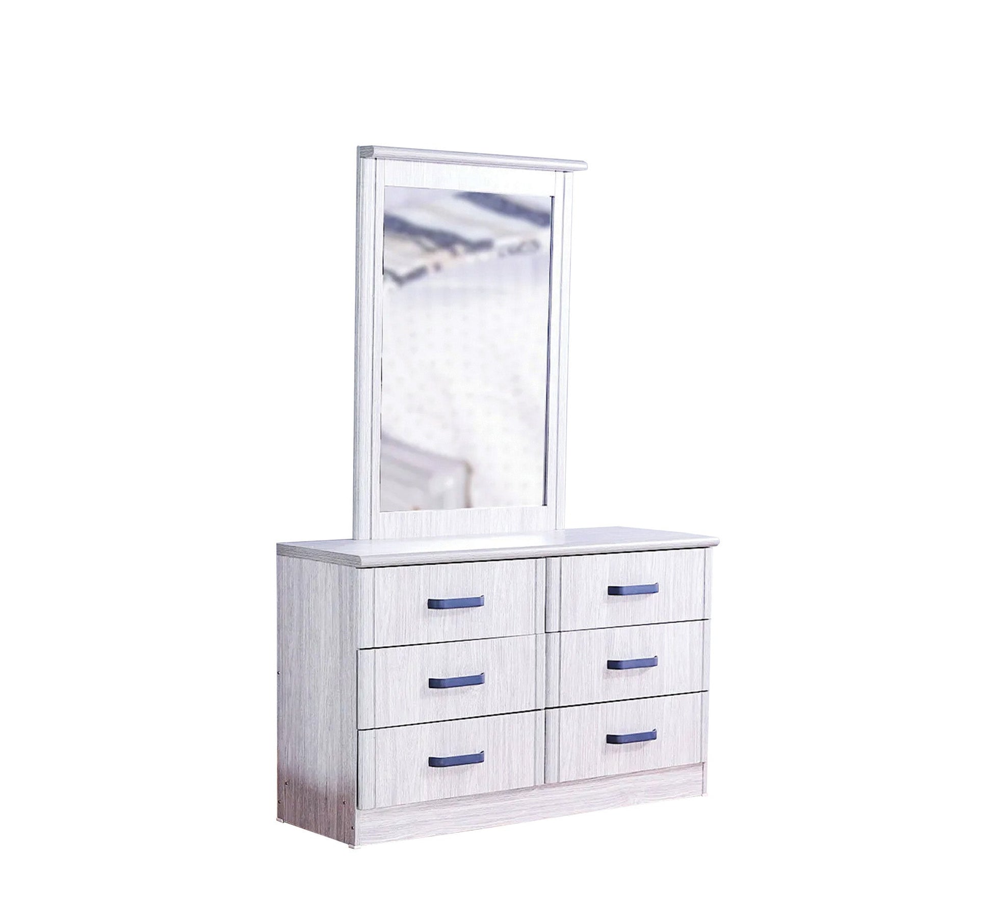 Master bedroom, white wooden - Vitrine Furniture - Bed Sets