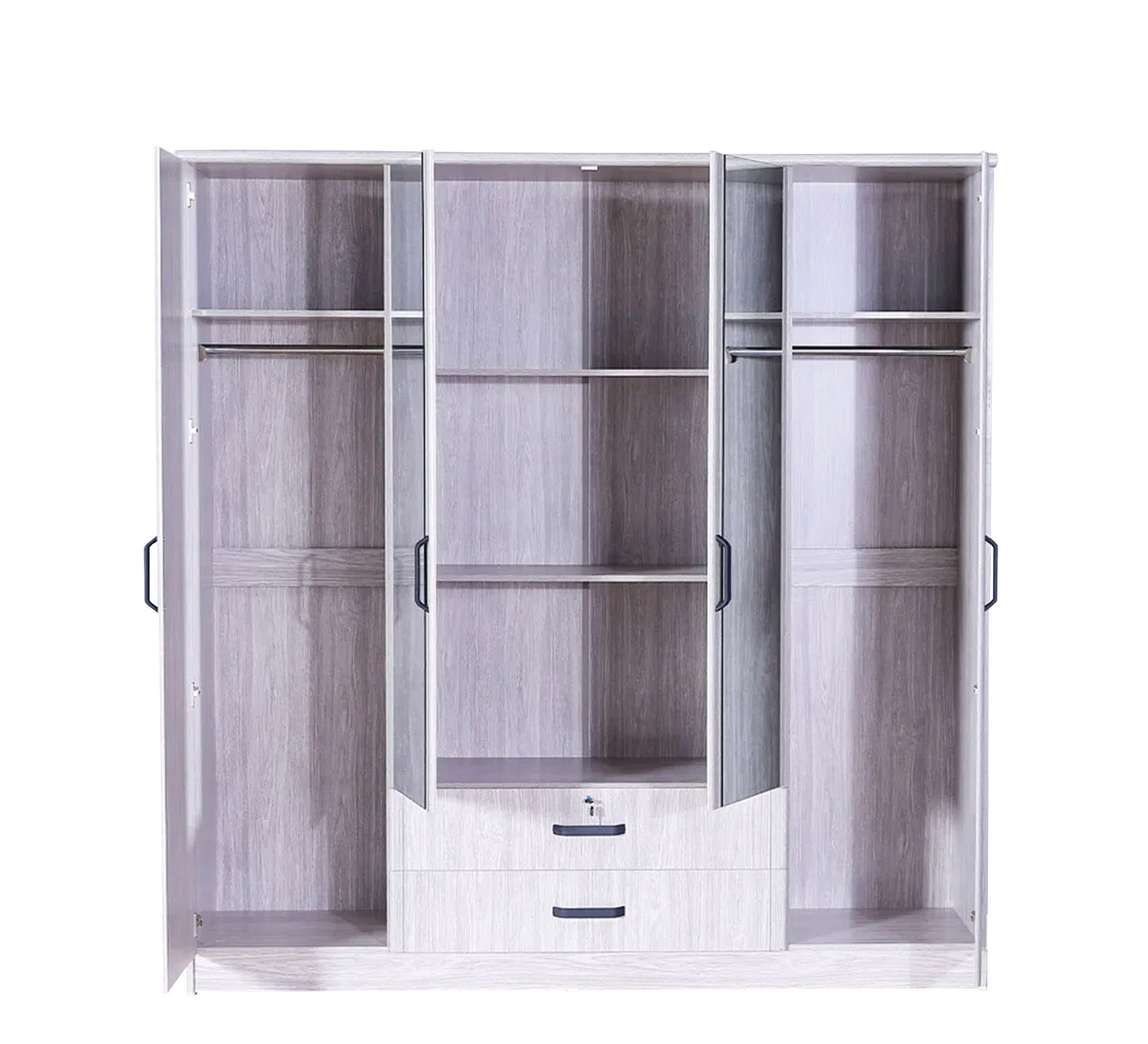 Master bedroom, white wooden - Vitrine Furniture - Bed Sets