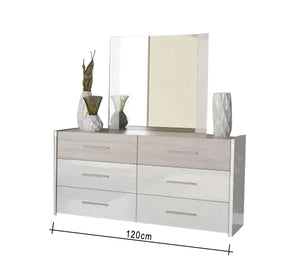 Master bedroom with a distinctive headboard - Vitrine Furniture - Bed Sets